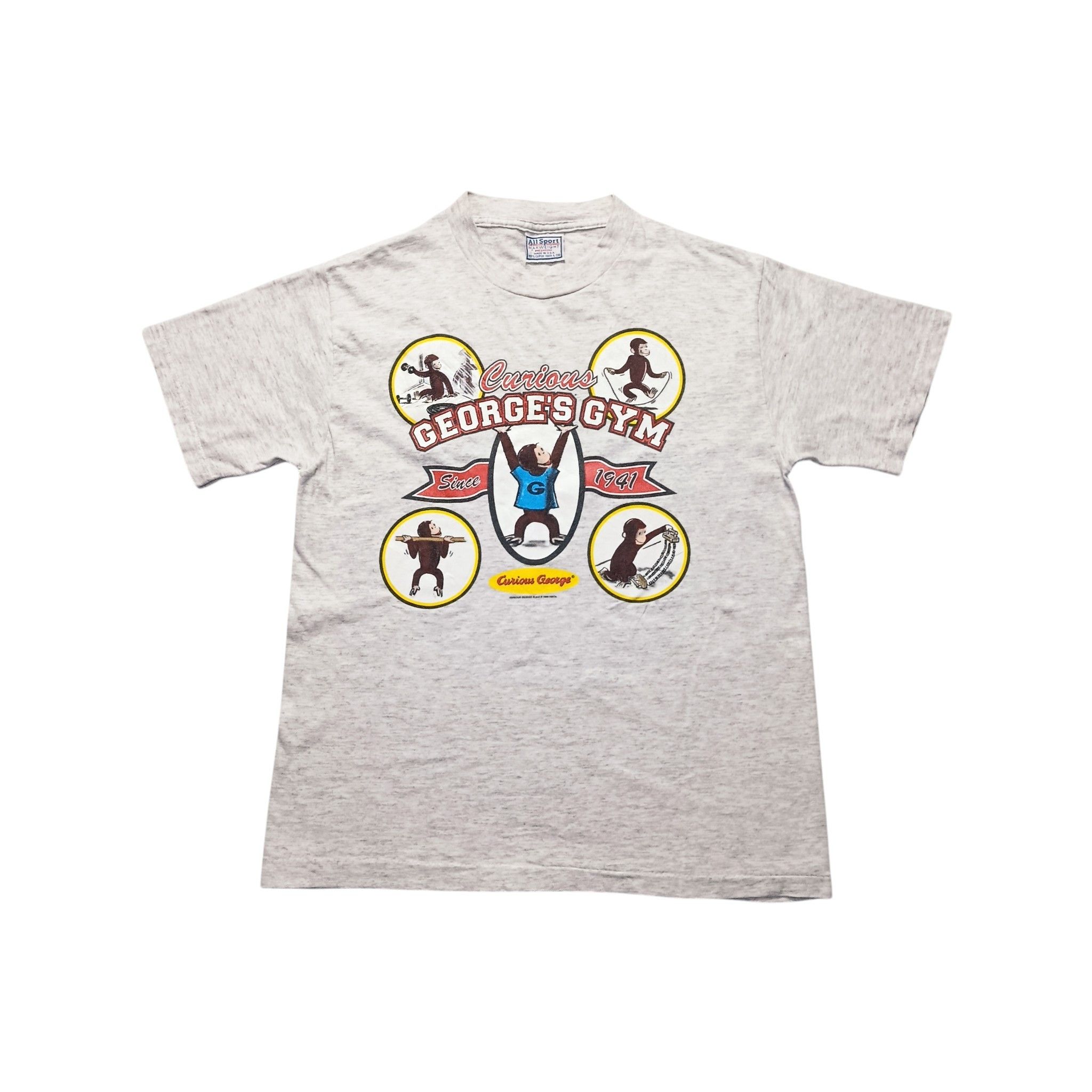 All Sport Curious George “George’s Gym” Vintage Tee Size US XS / EU 42 / 0 - 1 Thumbnail