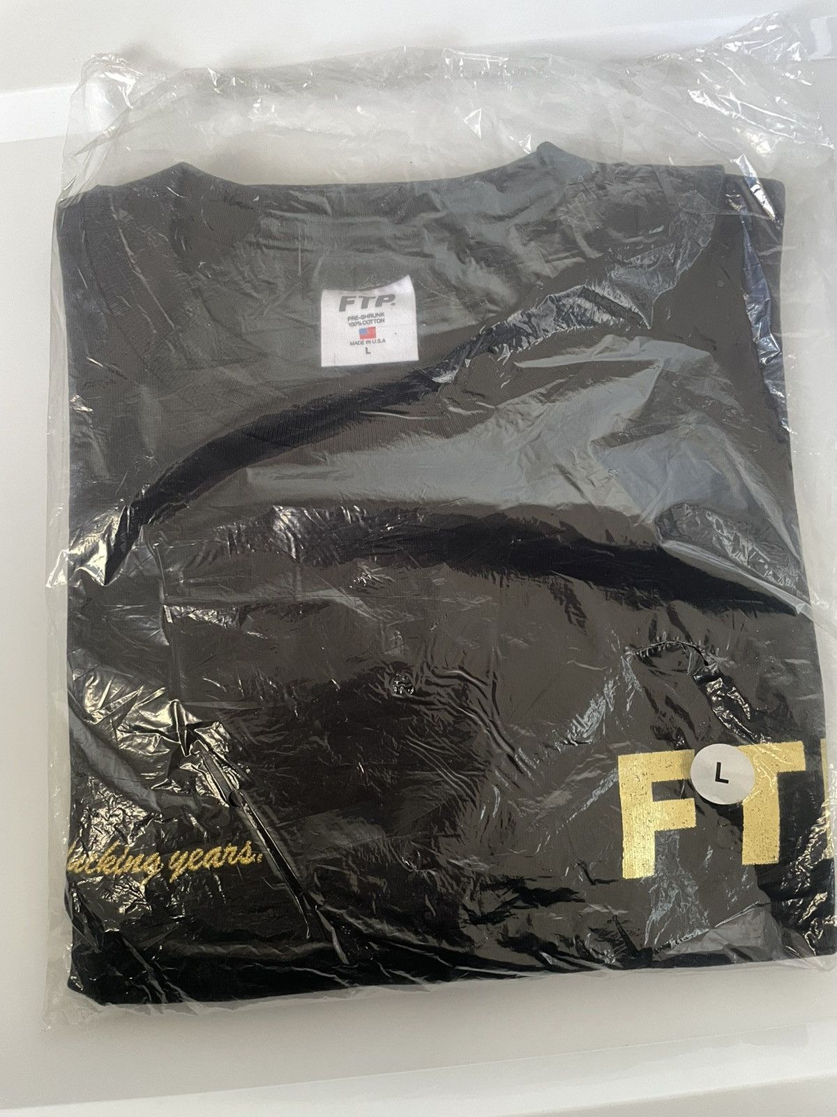 Fuck The Population FTP 10YR ANNIVERSARY TEE LARGE Size US L / EU 52-54 / 3 - 3 Thumbnail