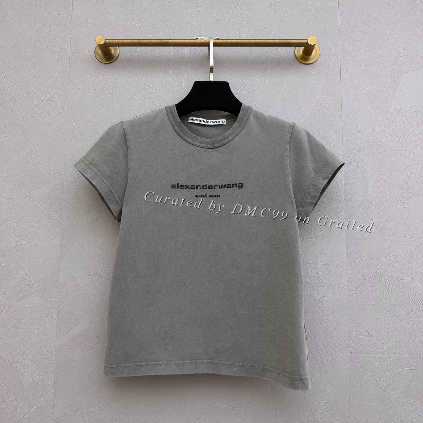 Alexander Wang Alexander Wang Glitter Logo Short Sleeve T-Shirt XS Size XS / US 0-2 / IT 36-38 - 1 Thumbnail