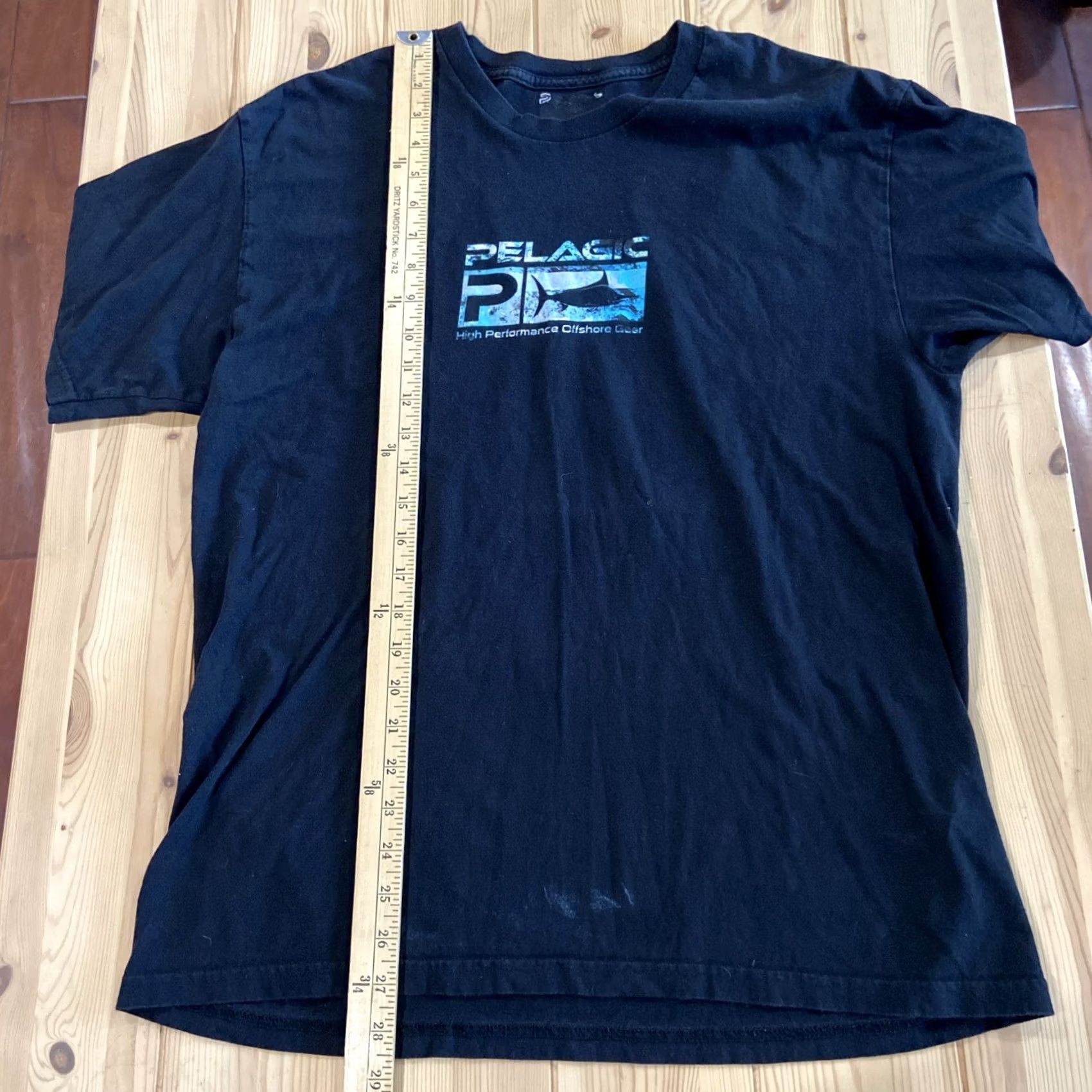 Vintage Pelagic T-Shirt Logo Navy Blue Graphic Crew Neck Short Sleeve Men XL Size US XL / EU 56 / 4 - 4 Thumbnail