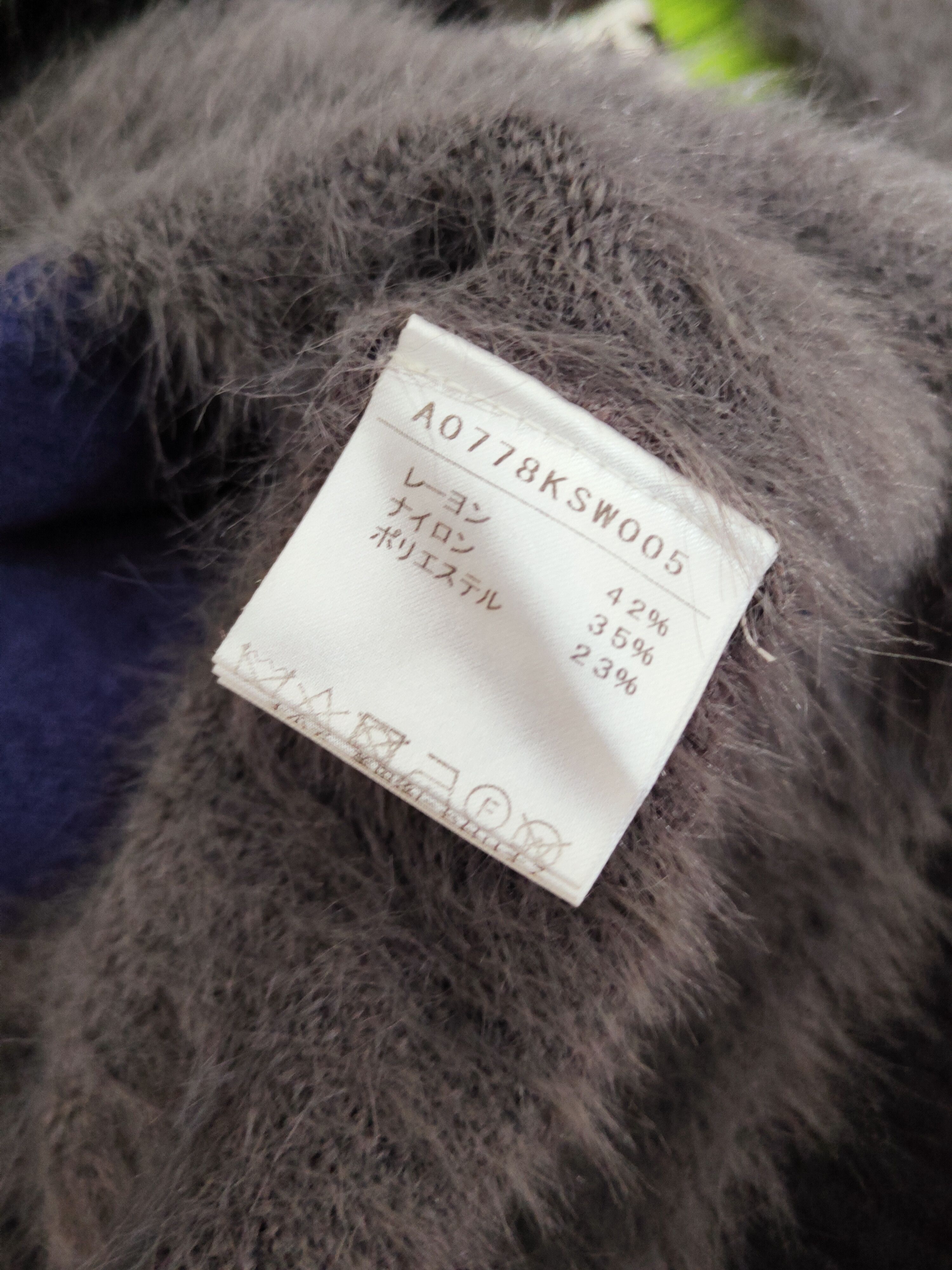 Japanese Brand × Melrose × Vintage Melrose Purple Gray Fur Mohair Knitwear Sweatshirts #w123 Size M / US 6-8 / IT 42-44 - 10 Thumbnail