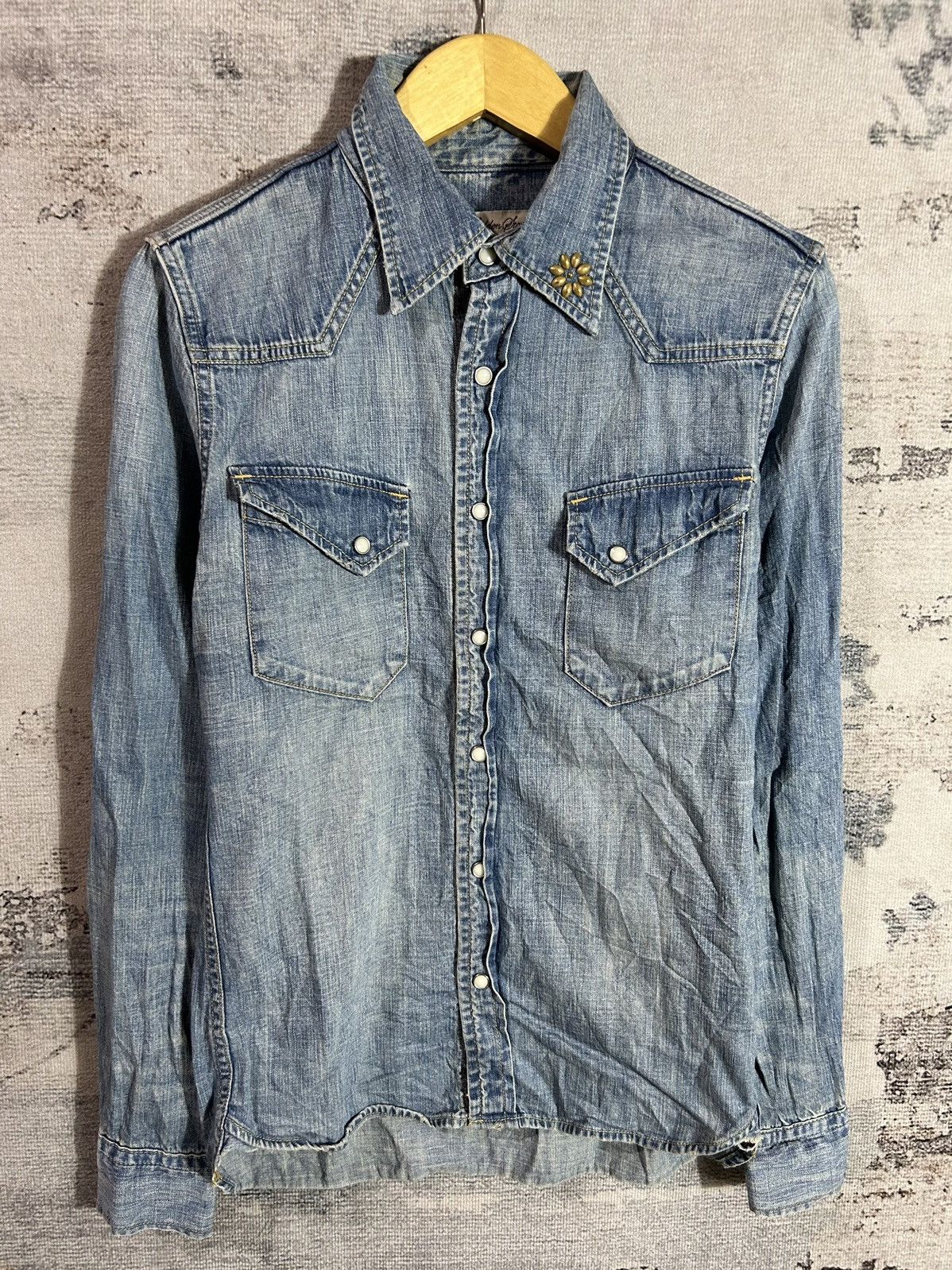 Japanese Brand × Tornado Mart × Vintage Undefined Japan Western Shirt Ifsixwasnine style Size US S / EU 44-46 / 1 - 1 Thumbnail