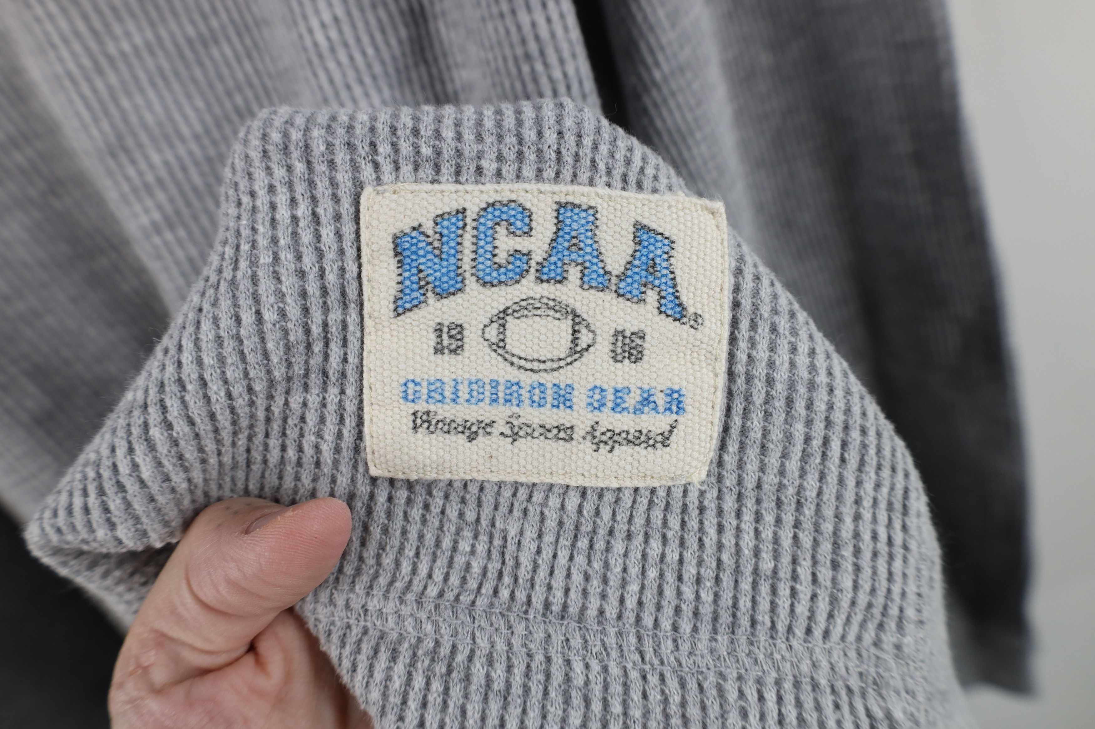 Vintage Vintage University Thermal Waffle Knit Long Sleeve T-Shirt Size US XL / EU 56 / 4 - 4 Thumbnail