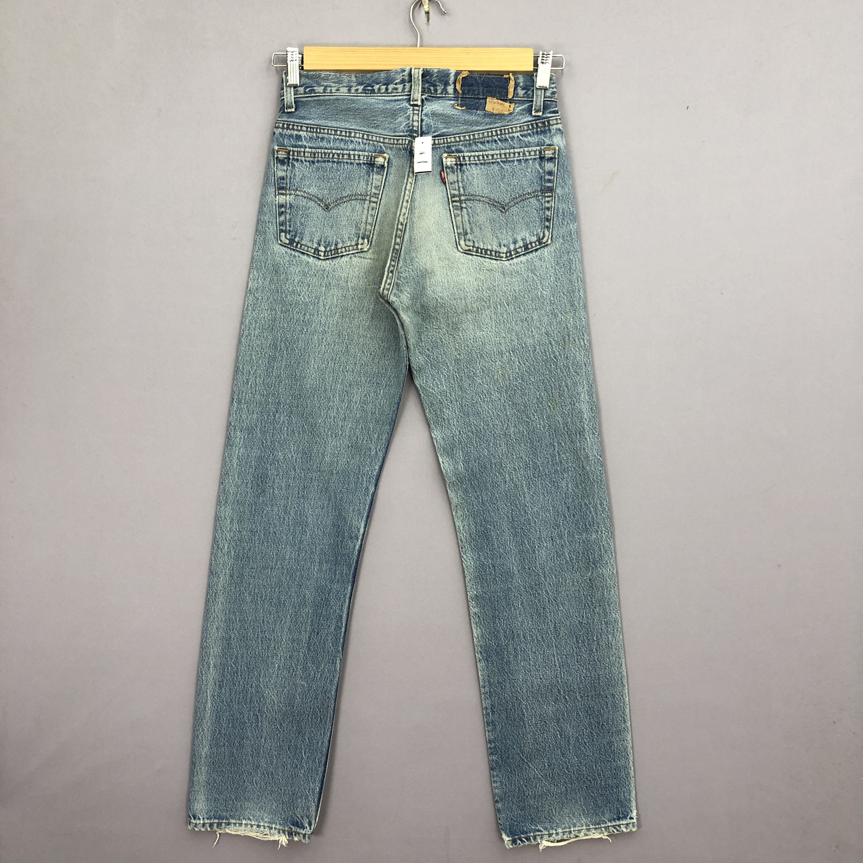 Levi's Vintage 90s Levis 501 Faded Jeans Levi's Stonewash Denim Size 28" / US 6 / IT 42 - 2 Thumbnail
