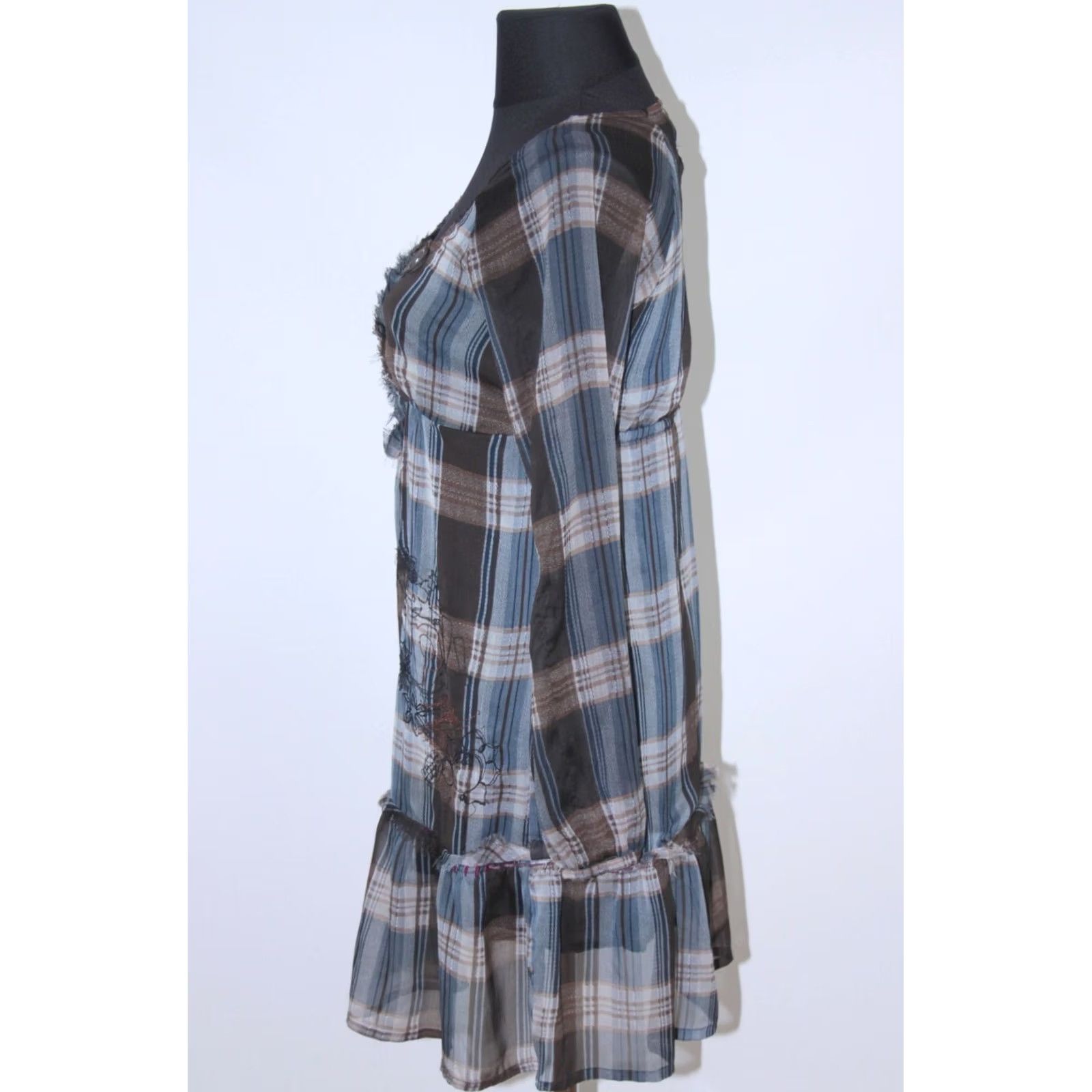 Desigual Desigual Dress 38 Green Midi A-Line Womens Size XS / US 0-2 / IT 36-38 - 5 Thumbnail