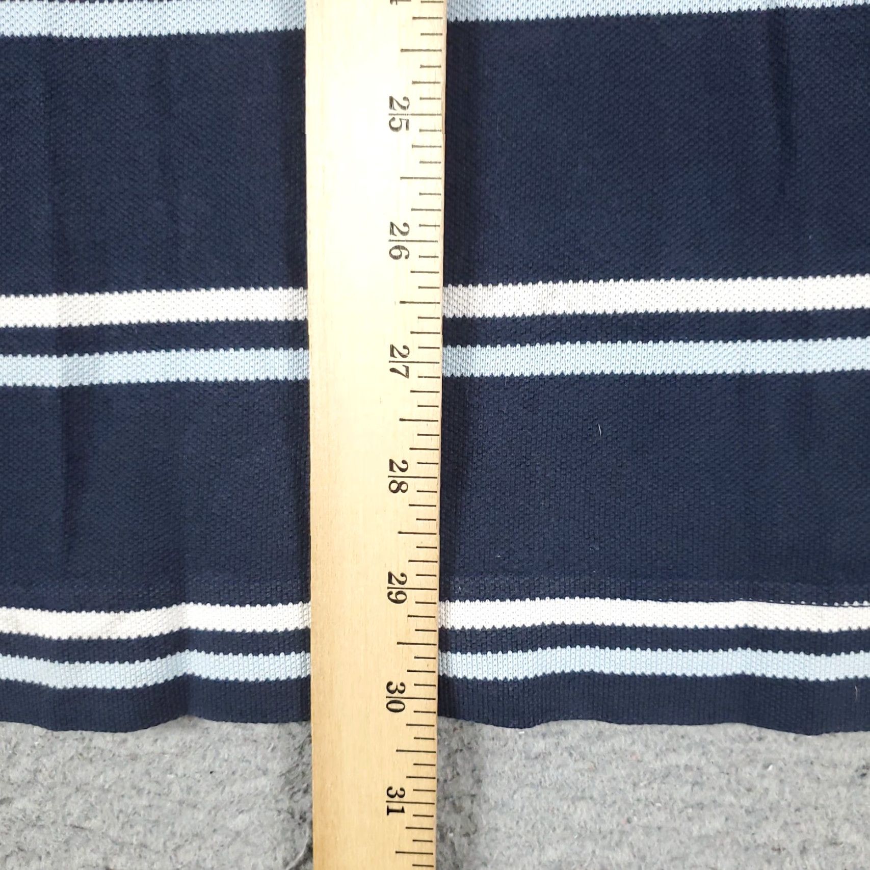 Nautica Nautica Blue Striped Polo Shirt Mens Large Casual Short Sleeve Activewear Size US L / EU 52-54 / 3 - 6 Thumbnail