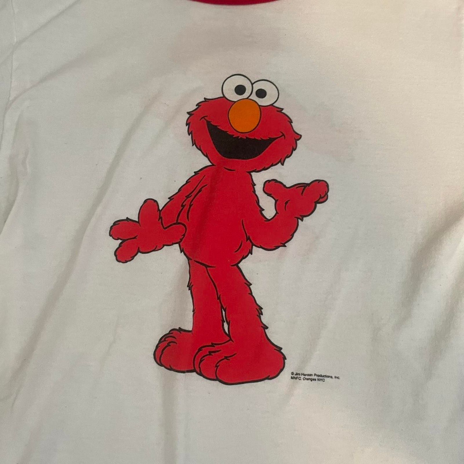 Changes 1985 vintage Elmo Sesame Street Changes tag ringer tee large Size US L / EU 52-54 / 3 - 2 Thumbnail