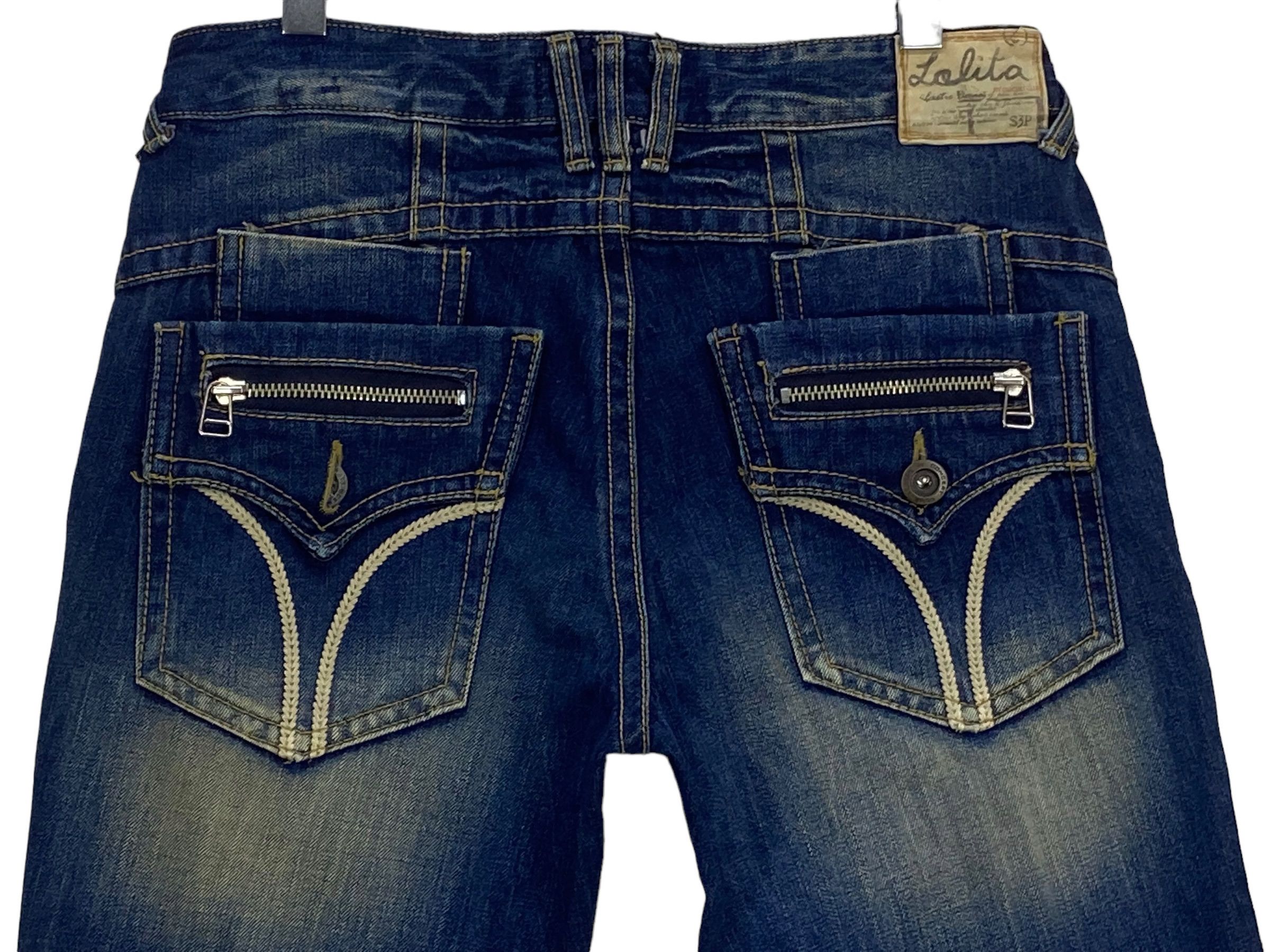 Japanese Brand Lolita Jeans Embellished Pants New Age Cowboys Size 31" - 5 Thumbnail