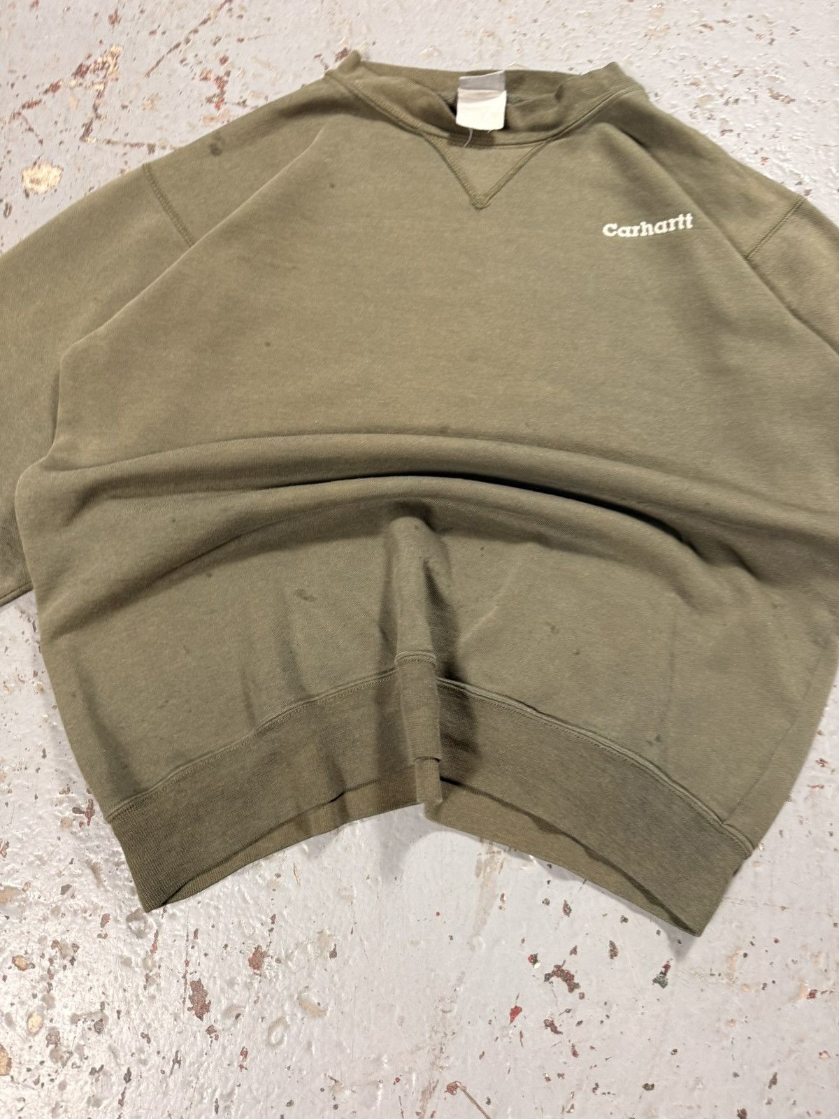 Carhartt Sun Faded Distressed Carhartt Vintage Crewneck Dweater Size US L / EU 52-54 / 3 - 4 Thumbnail