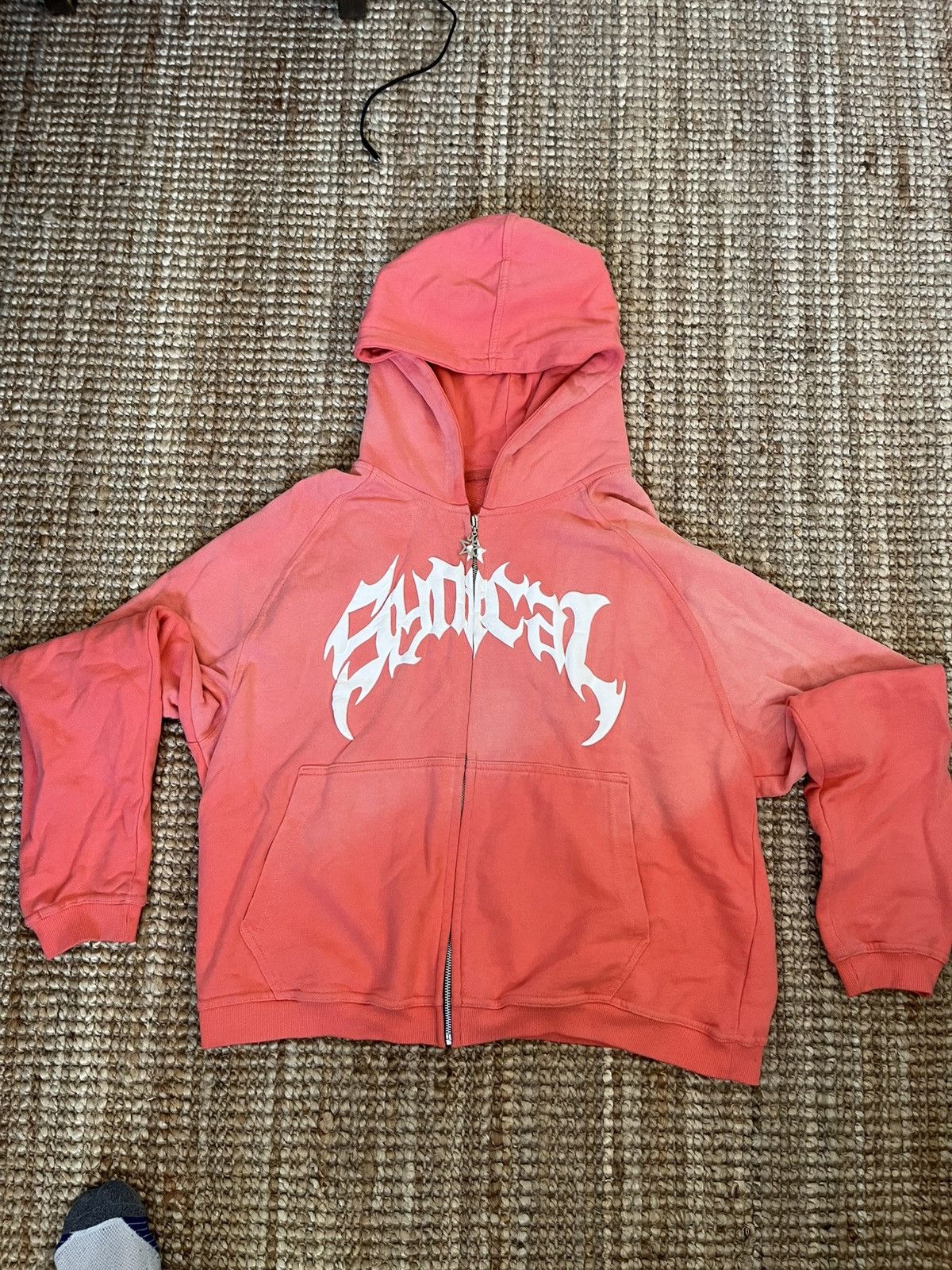 SYNICAL SYNICAL Peach Sun Fade Zip-up Hoodie Size US S / EU 44-46 / 1 - 1 Thumbnail