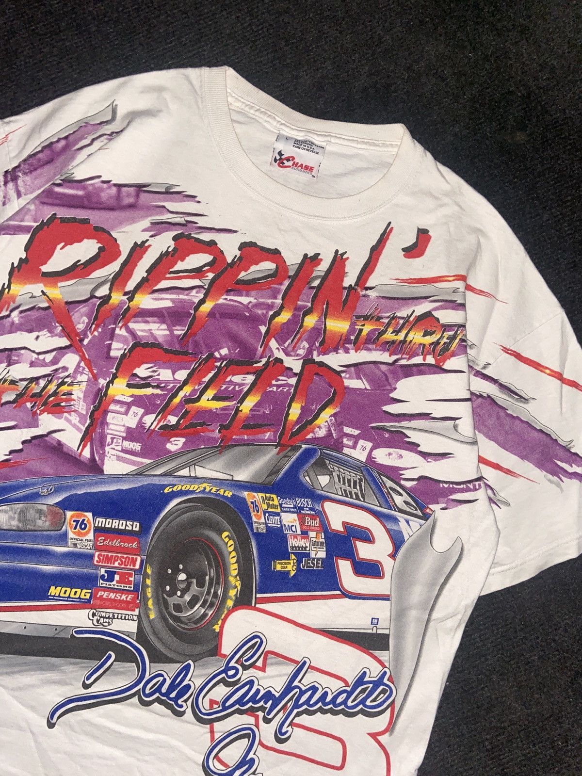 NASCAR 90s Nascar Dale Earnhardt AOP Size US L / EU 52-54 / 3 - 1 Thumbnail