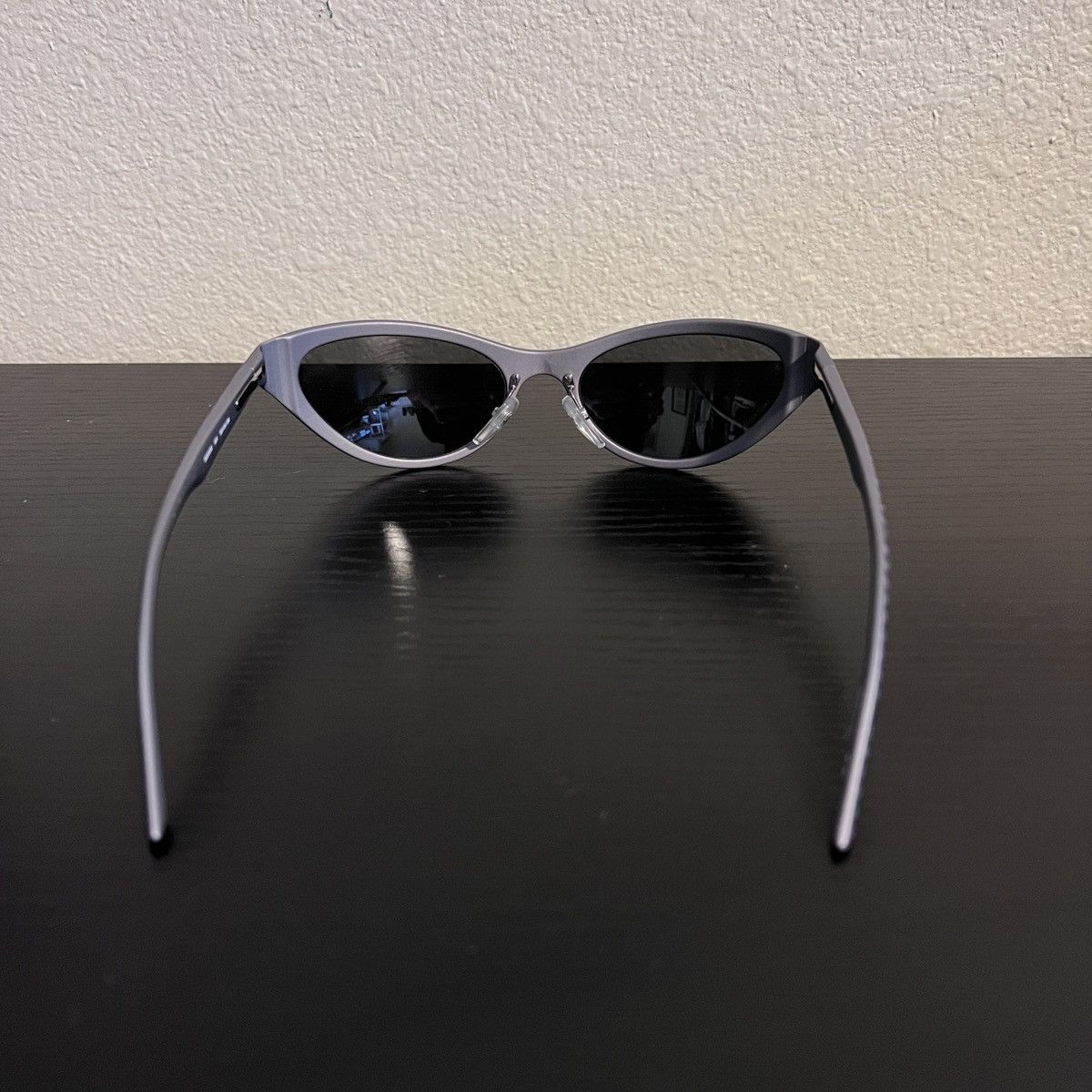 Balenciaga Balenciaga Metal 58MM Sunglasses Grey All Over Print BB0068s Size ONE SIZE - 2 Thumbnail