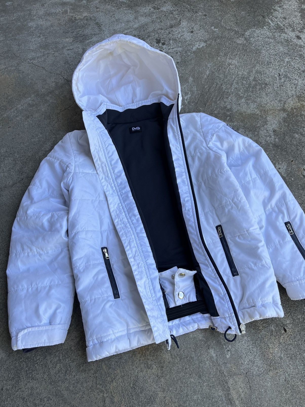 Dolce & Gabbana Vintage Dolce&Gabbana Down Jacket Puffer Ski Big Logo Y2k Size S / US 4 / IT 40 - 10 Thumbnail