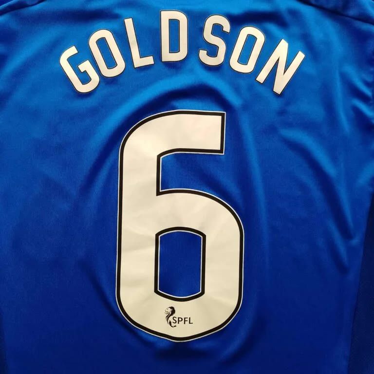 Hummel Rangers 2018-19 Hummel home Goldson football jersey size S Size US S / EU 44-46 / 1 - 7 Thumbnail