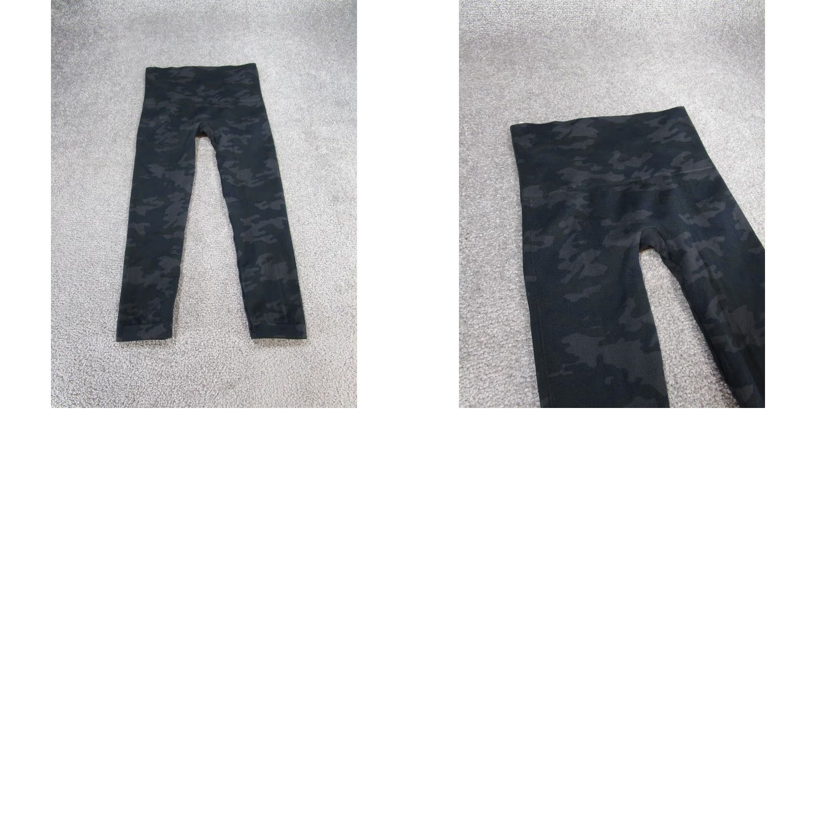 Spanx Spanx Womens Shapewear Small Gray Black Camo Crop Leggings Size 28" / US 6 / IT 42 - 8 Thumbnail