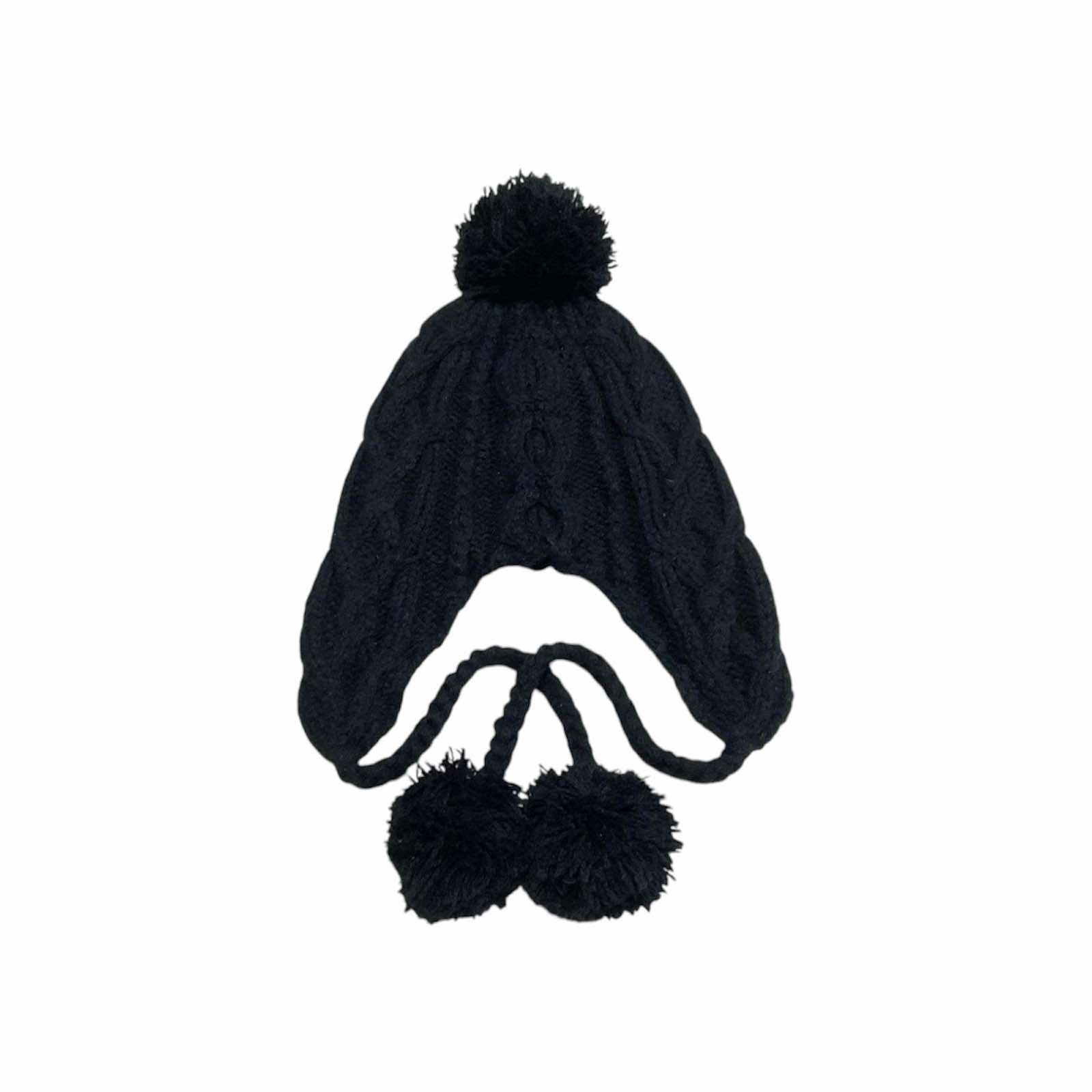 Hysteric Glamour × If Six Was Nine × Japanese Brand 🔥Harajuku Japanese Y2K Cable Knit Earflap Pom Pom Beanie Size ONE SIZE - 3 Thumbnail