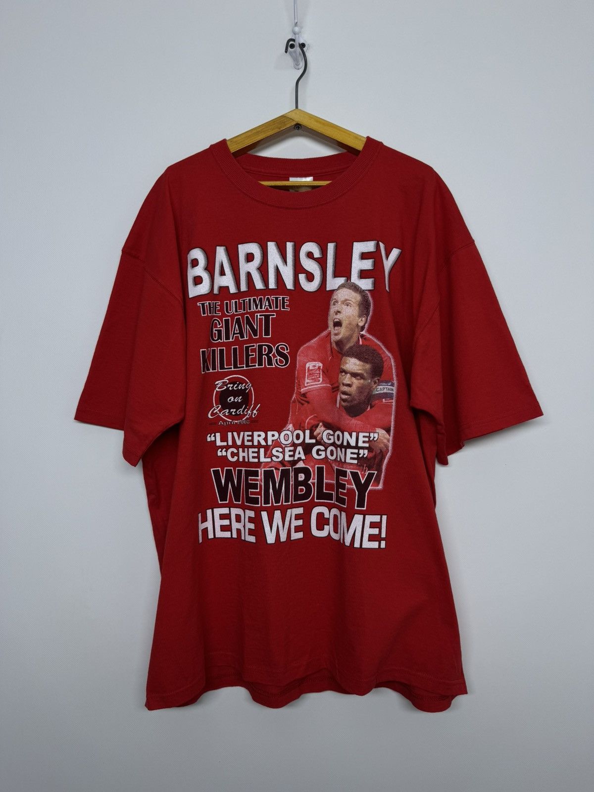 Fruit Of The Loom Vintage Y2k Barnsley the unlimated giant killers T-Shirt 00’ Size US XL / EU 56 / 4 - 4 Thumbnail