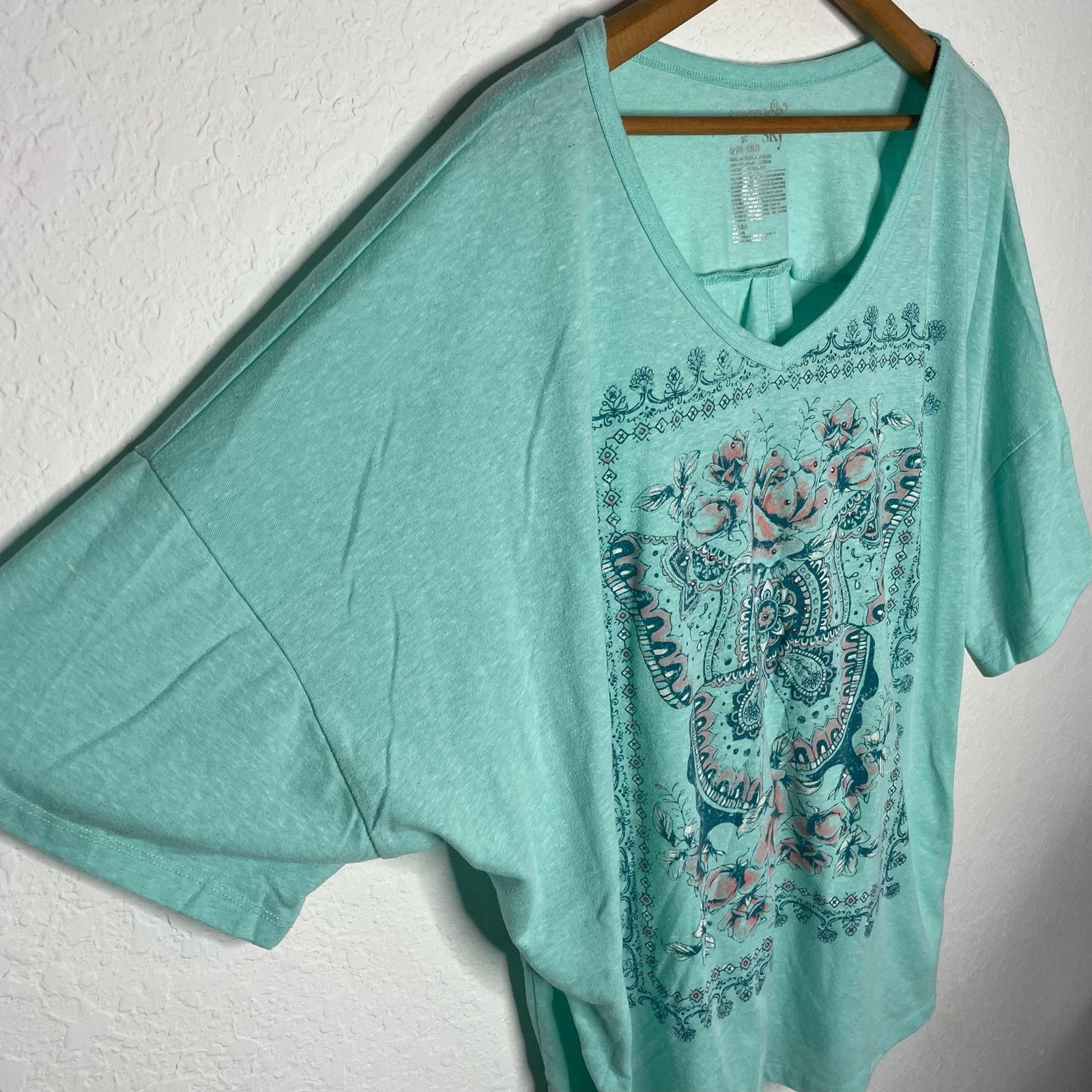 Walmart Terra & Sky Butterfly Shirt Size 3XL / US 20-22 - 6 Thumbnail