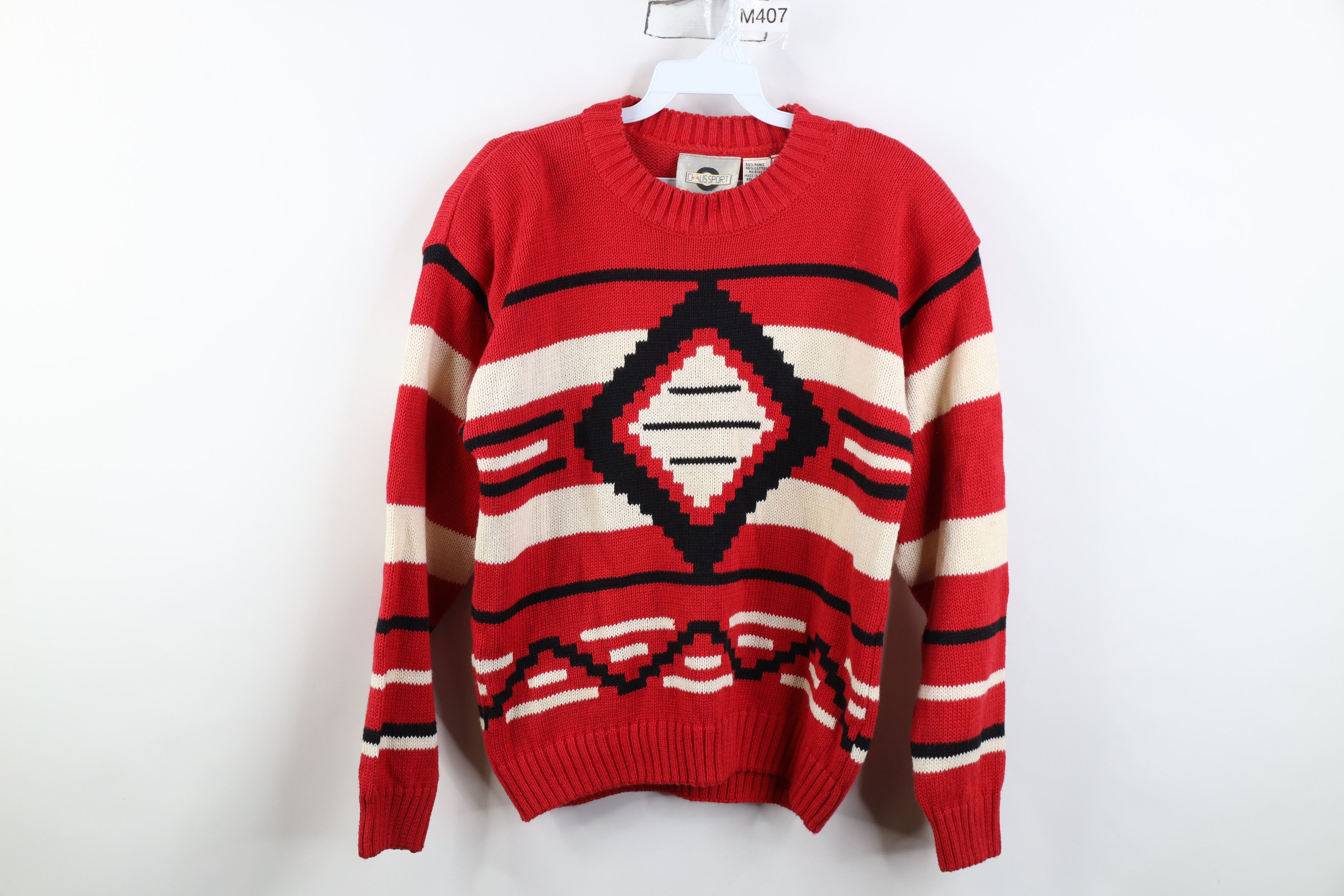 Vintage Vintage 90s Streetwear Southwestern Fair Isle Sweater Size M / US 6-8 / IT 42-44 - 1 Thumbnail