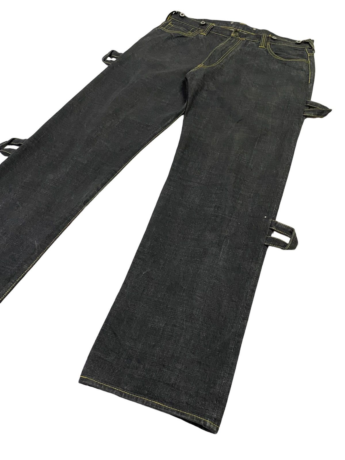 Japanese Brand × Vintage Vintage Bondage Selvedge Denim Pants Size US 36 / EU 52 - 22 Thumbnail