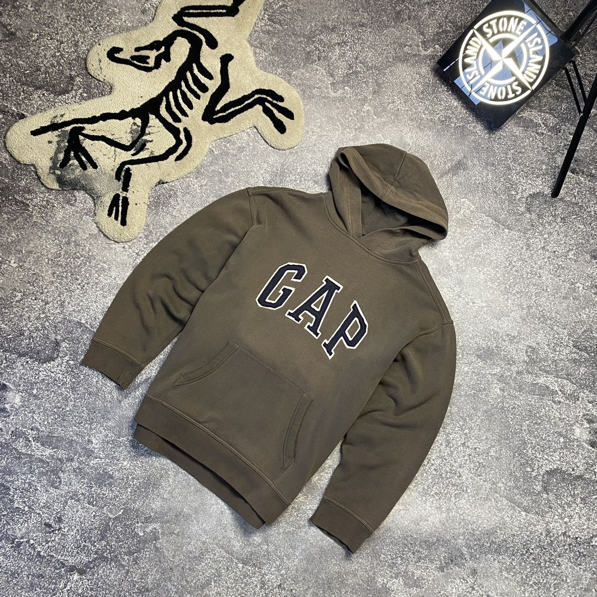 Gap Vintage Gap Big Logo Brown hype y2k streetwear sweatshirt Size US S / EU 44-46 / 1 - 1 Thumbnail