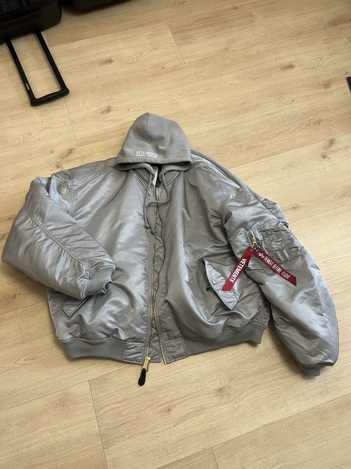 Vetements RARE Vetements X Alpha Industries Bomber | Grailed