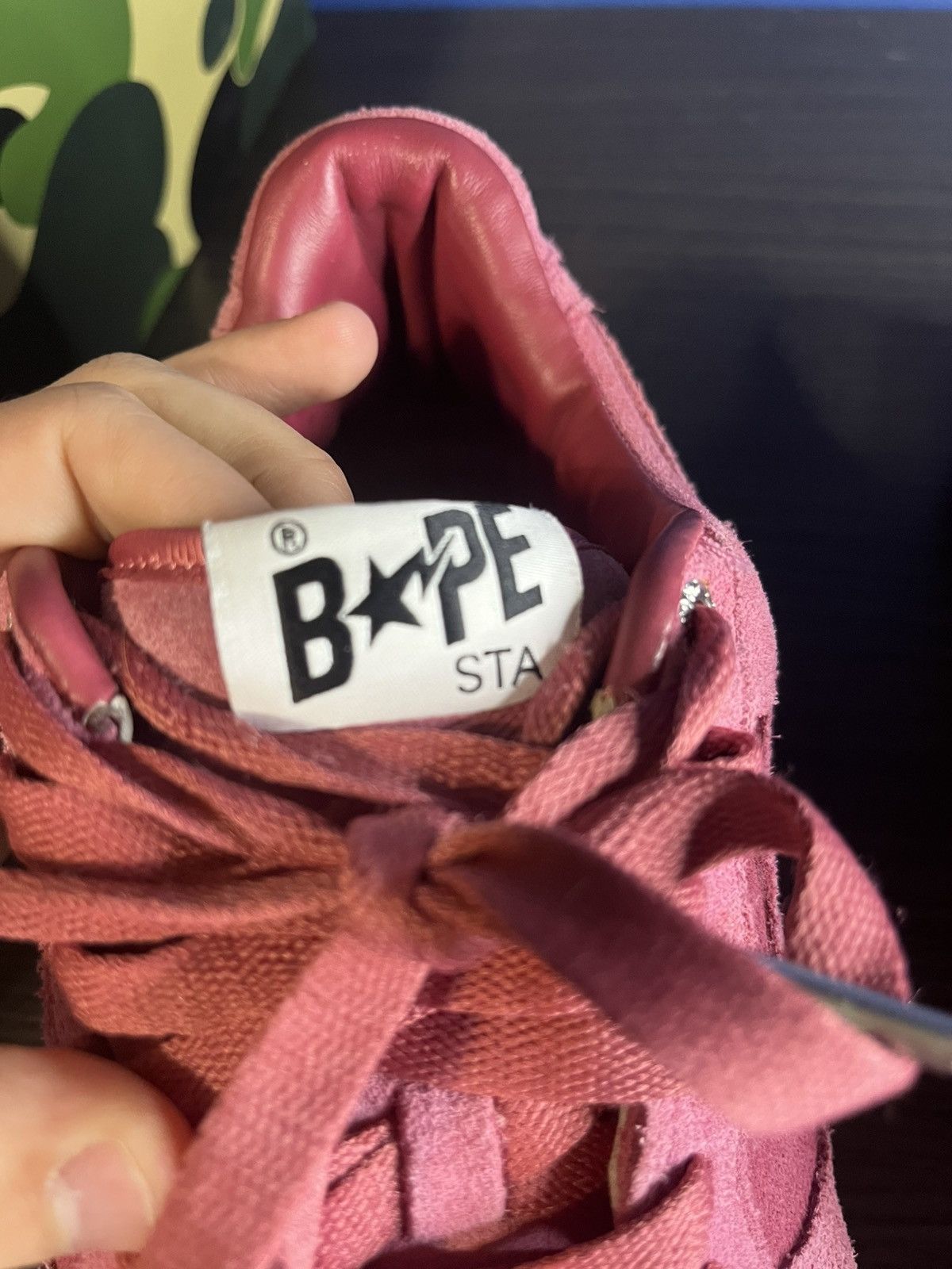 Bape Bapesta pink suede Size US 10 / EU 43 - 9 Thumbnail