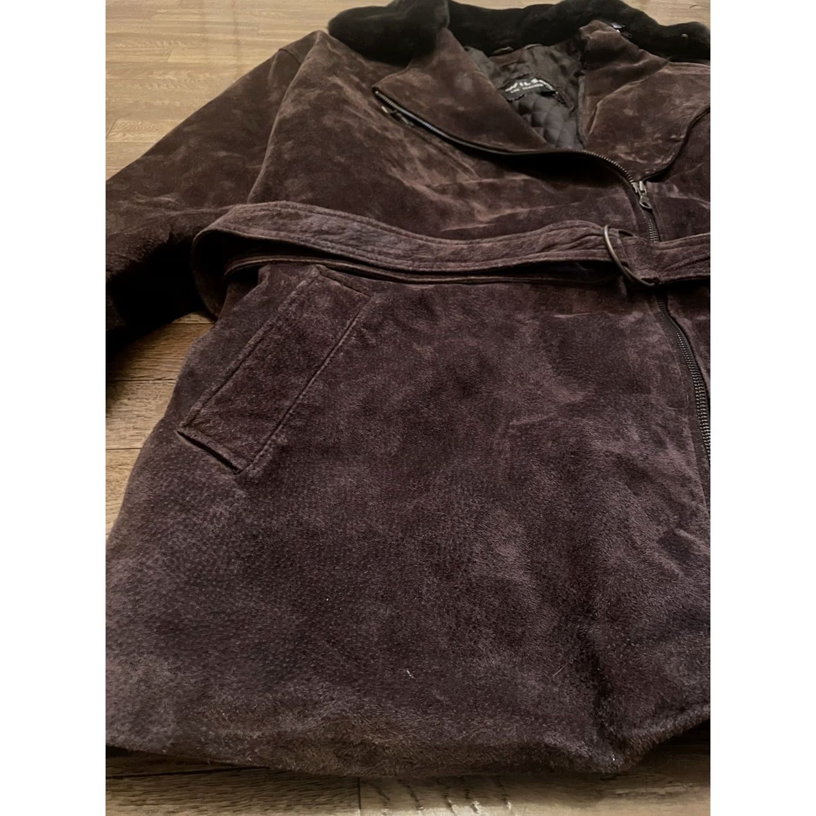 Vintage VINTAGE Wilsons Leather Experts Jacket Woman XL Trench Coat Brown Long Sleeve Leather Lining Button Pockets All Seasons Collared Size XL / US 12-14 / IT 48-50 - 5 Thumbnail