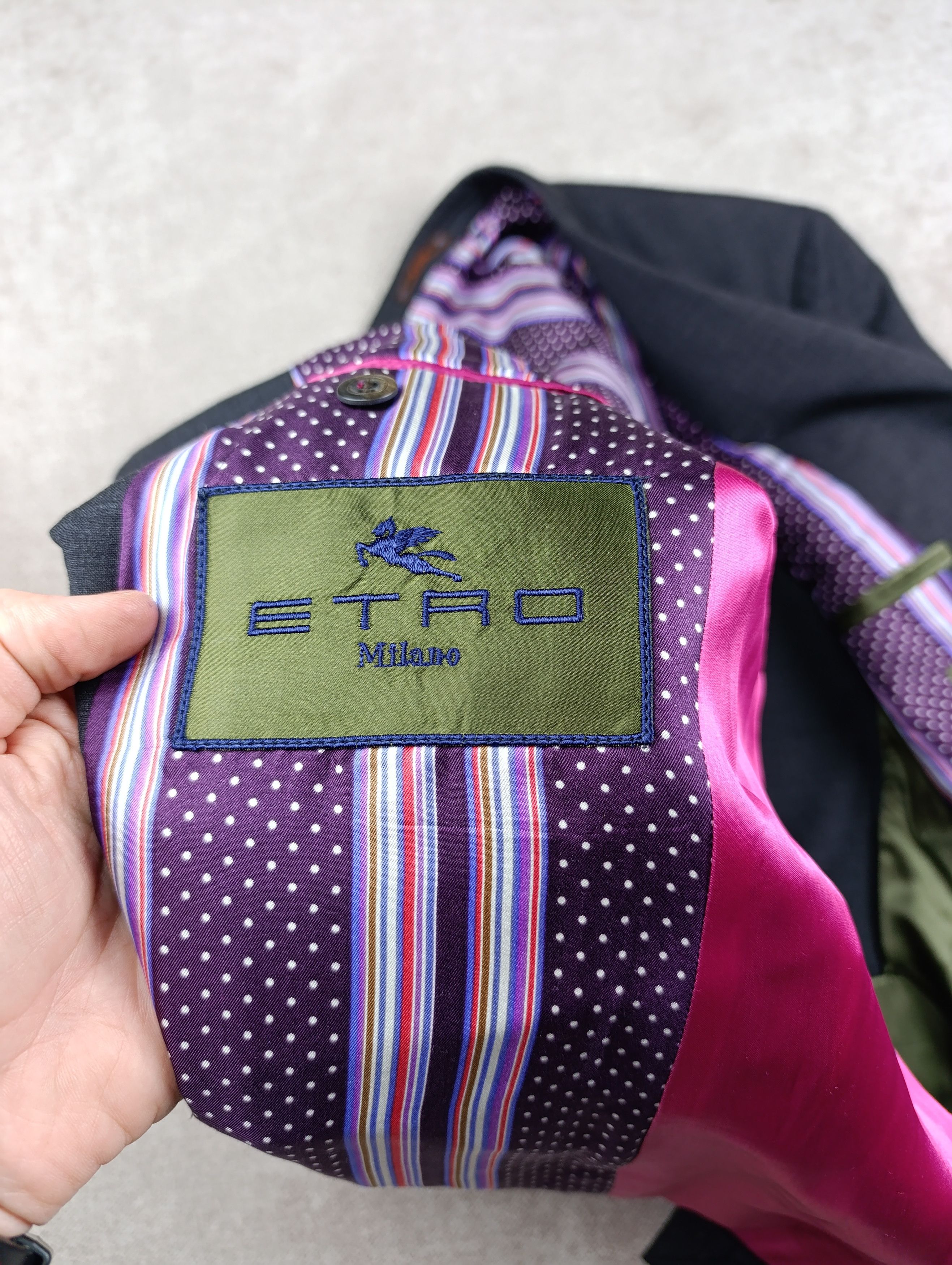 Etro Etro Mens Wool Blazer Jacket Size 50R Size 50R - 3 Thumbnail