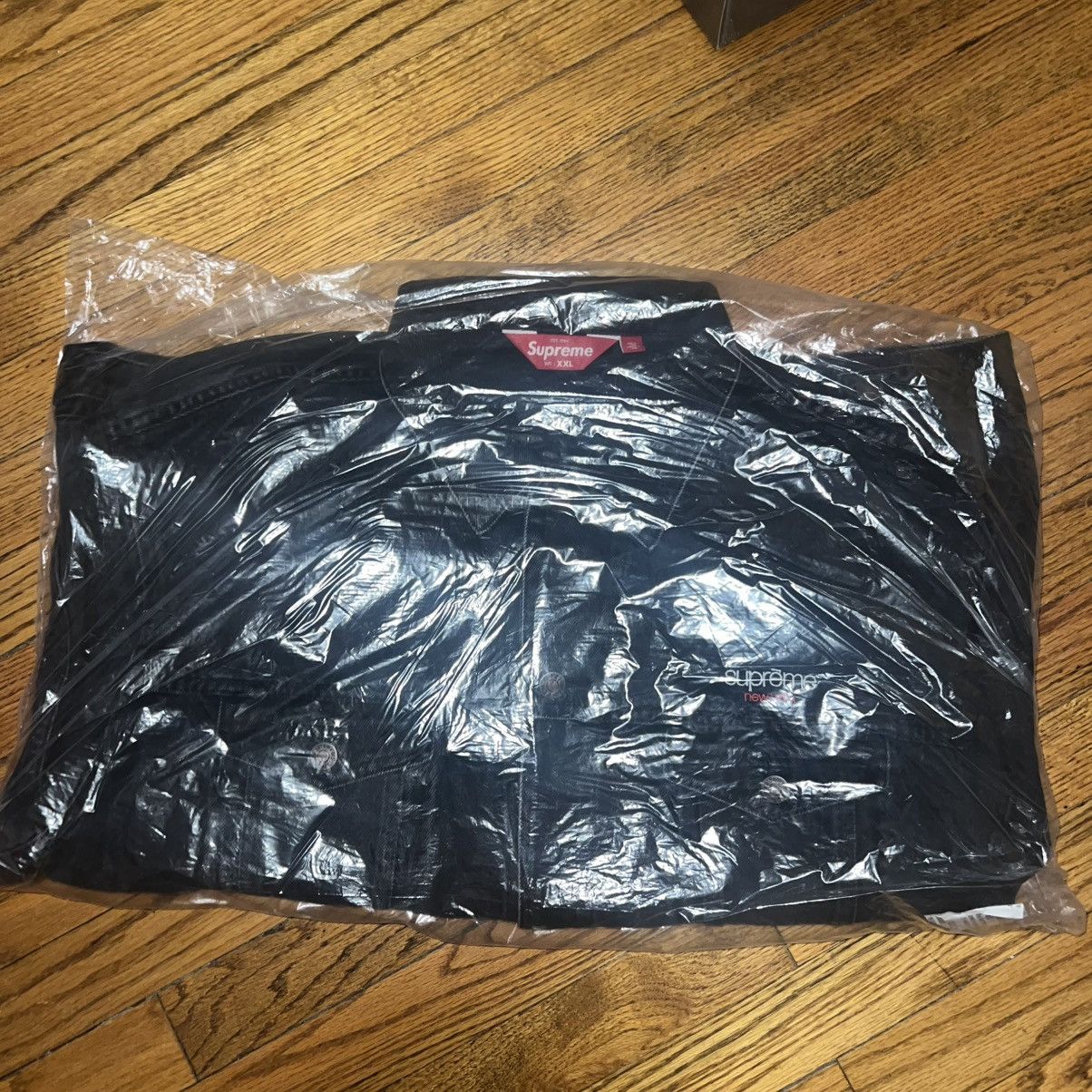 Supreme Supreme Denim Trucker Jacket SS25 Black Size: XXL Size US XXL / EU 58 / 5 - 2 Thumbnail