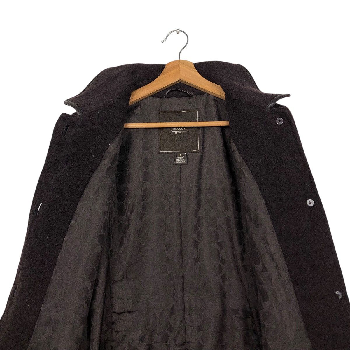 Coach 📌Vintage Coach Button Wool Jacket Size US M / EU 48-50 / 2 - 16 Thumbnail
