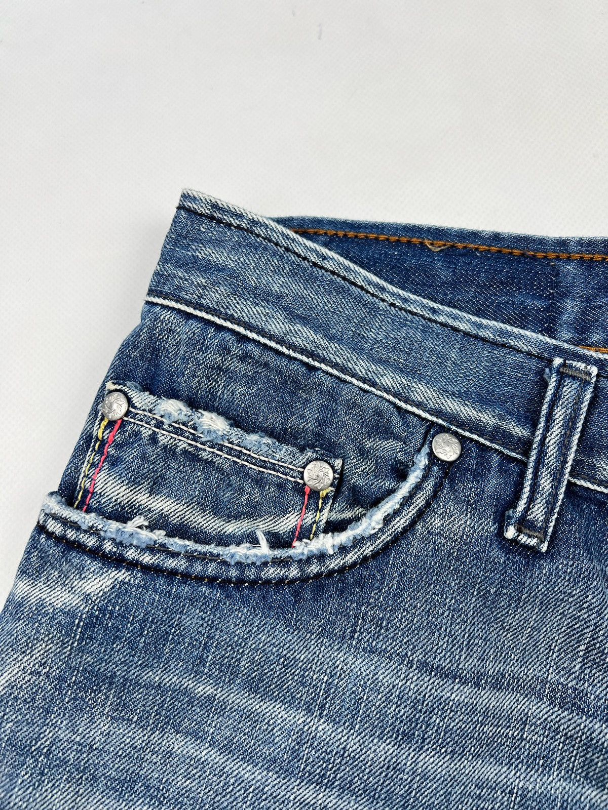 Japanese Brand × Takeshy Kurosawa × Vintage Takeshy Kurosawa Distressed Denim Jeans Japanese Style Size US 34 / EU 50 - 7 Thumbnail