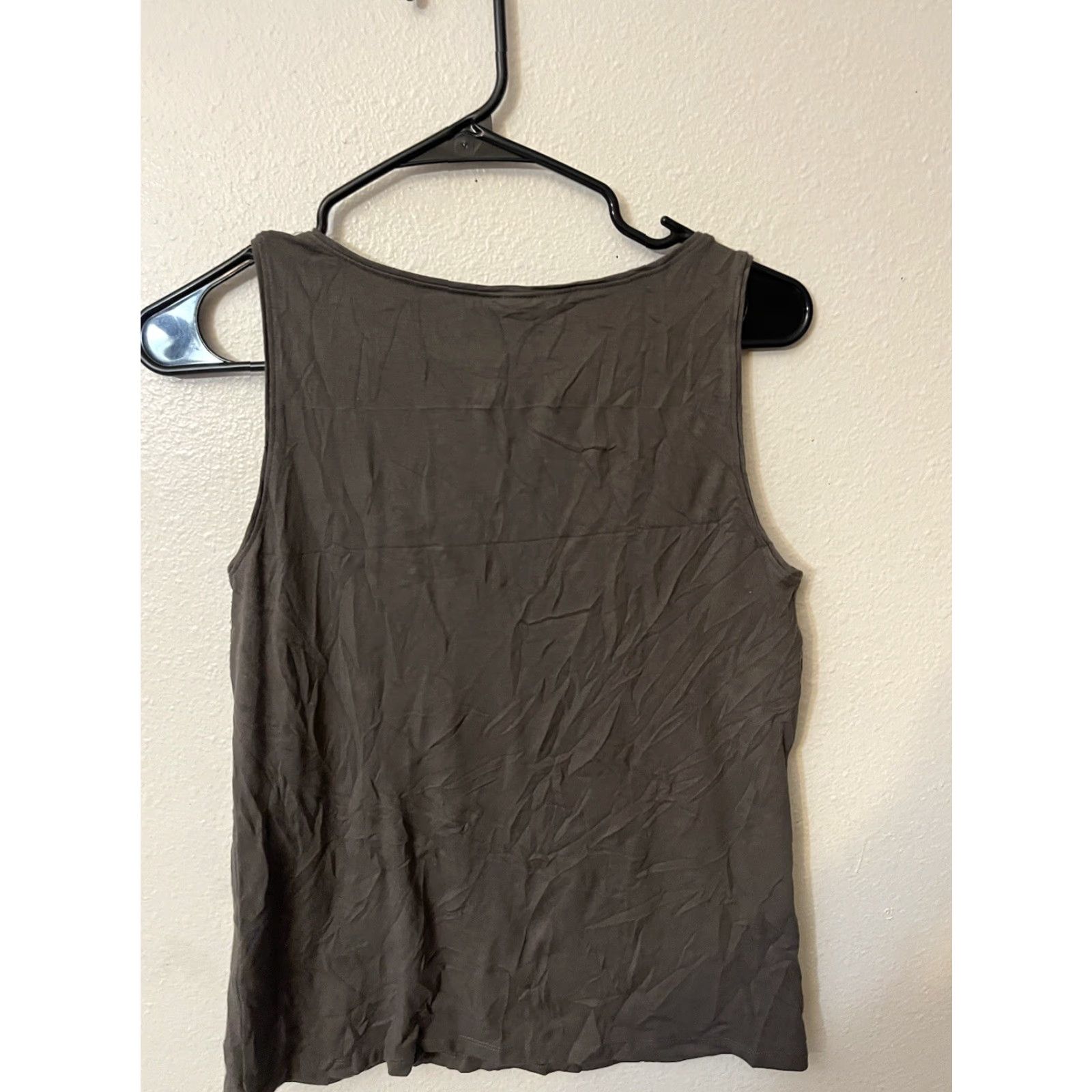 Eileen Fisher VINTAGE EILEEN FISHER Top Tank Rayon Lycra Blend Sleeveless Women's XS Brown Career Size XS / US 0-2 / IT 36-38 - 3 Thumbnail