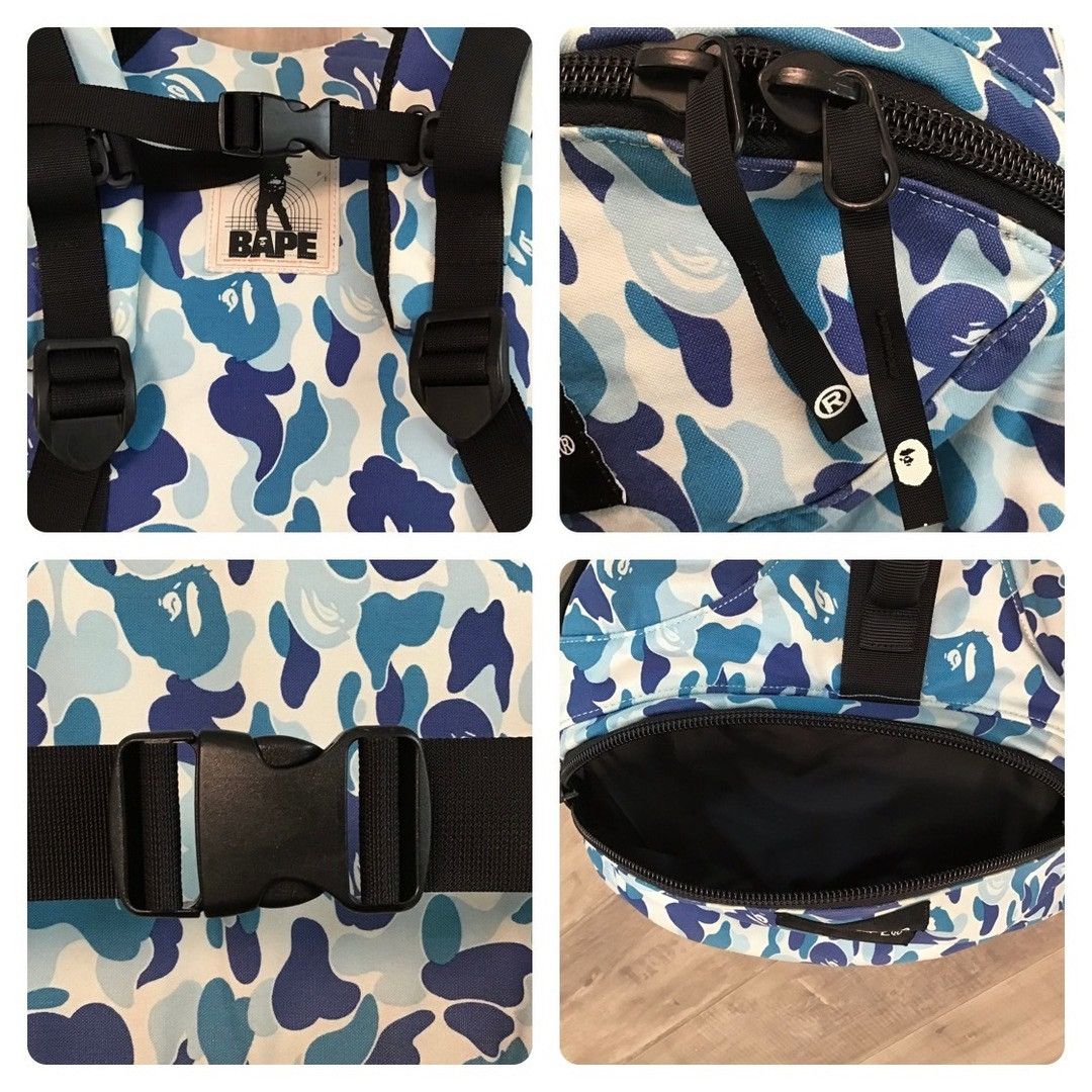 Bape 🔥Vintage🔥 BAPE ABC camo blue backpack a bathing ape NIGO Size ONE SIZE - 5 Thumbnail