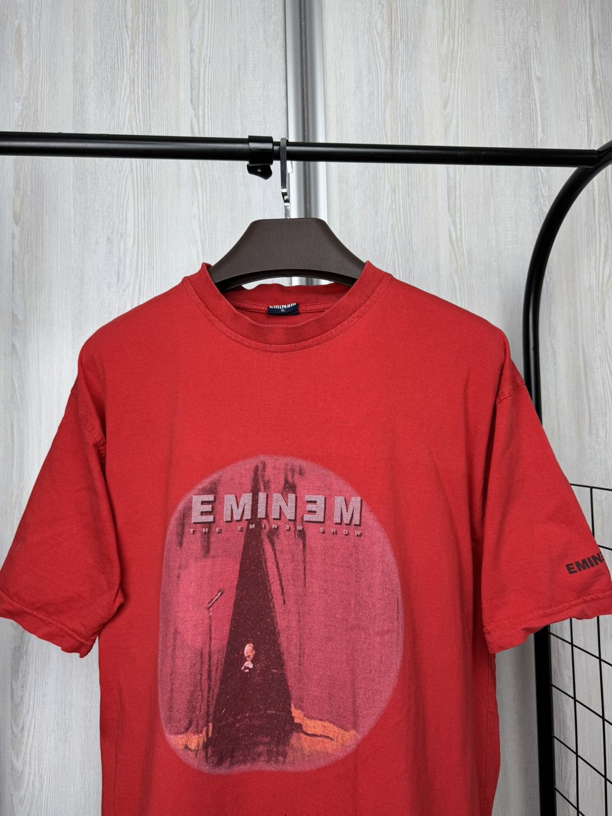 Band Tees Vintage 2003 EMINEM BAND TOUR GUNIT ABSTRACT ANGRY BONES Y2K Size US XL / EU 56 / 4 - 3 Thumbnail
