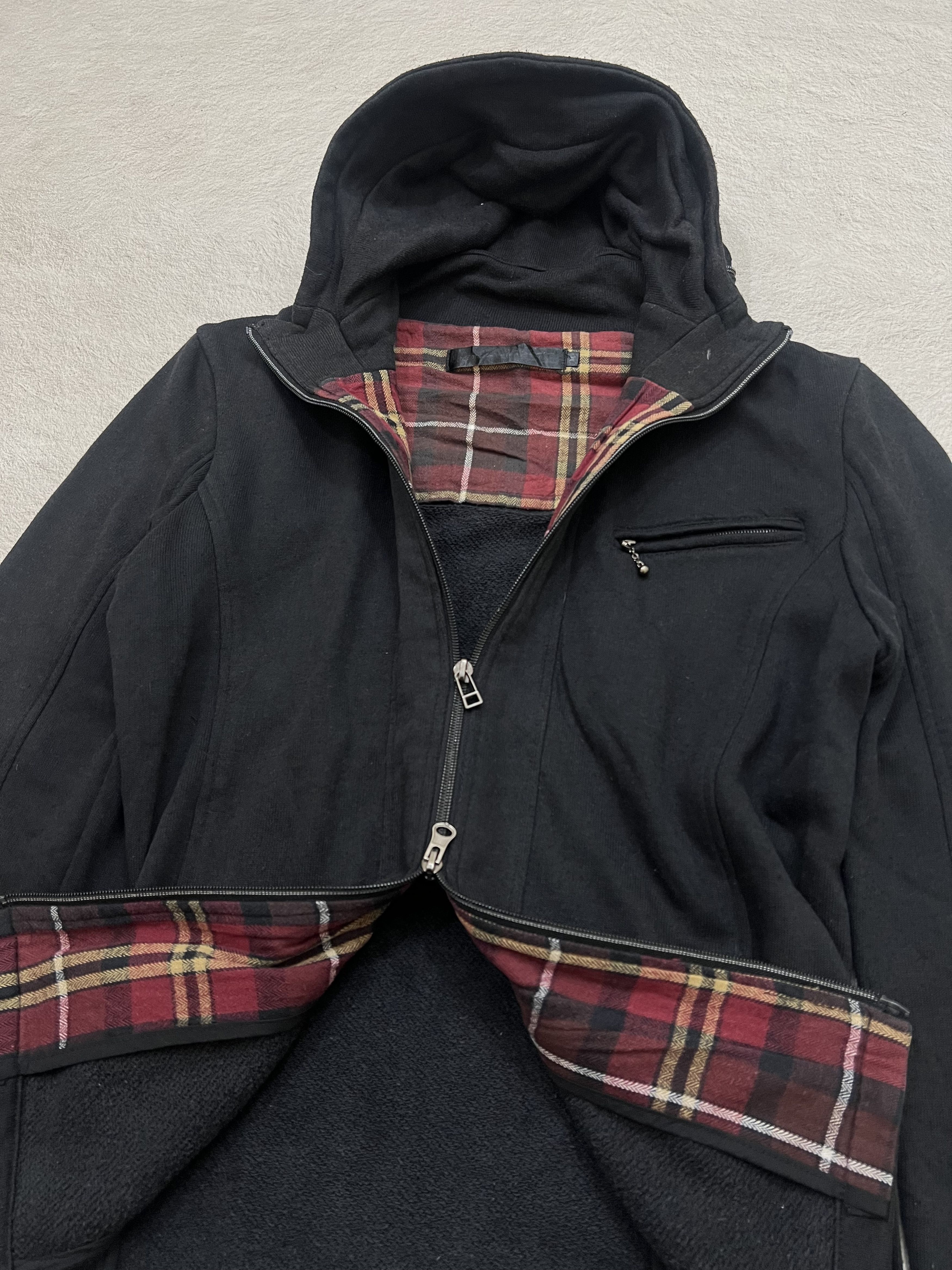 Japanese Brand 2000s Archival Hysteric Plaid Zip Jacket y2k Lgb Ifsix Size US M / EU 48-50 / 2 - 2 Thumbnail
