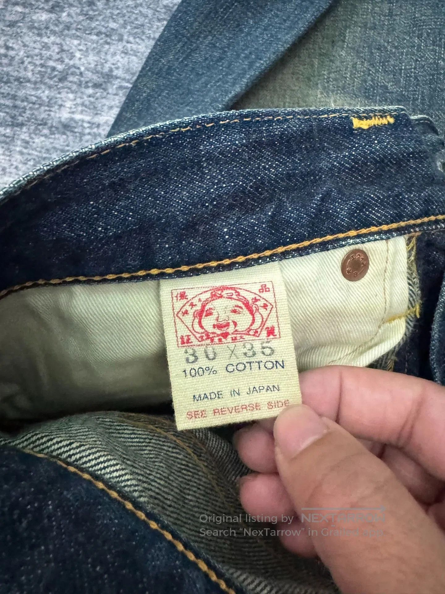 Evisu Vintage Evisu No.2 Washed Blue Jeans. Size US 31 - 5 Thumbnail