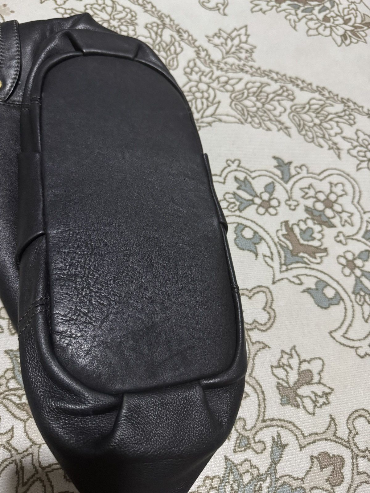 Burberry × Genuine Leather OG Burberry Blue Label Leather Large Tote Shoulder Handbag Size ONE SIZE - 6 Thumbnail