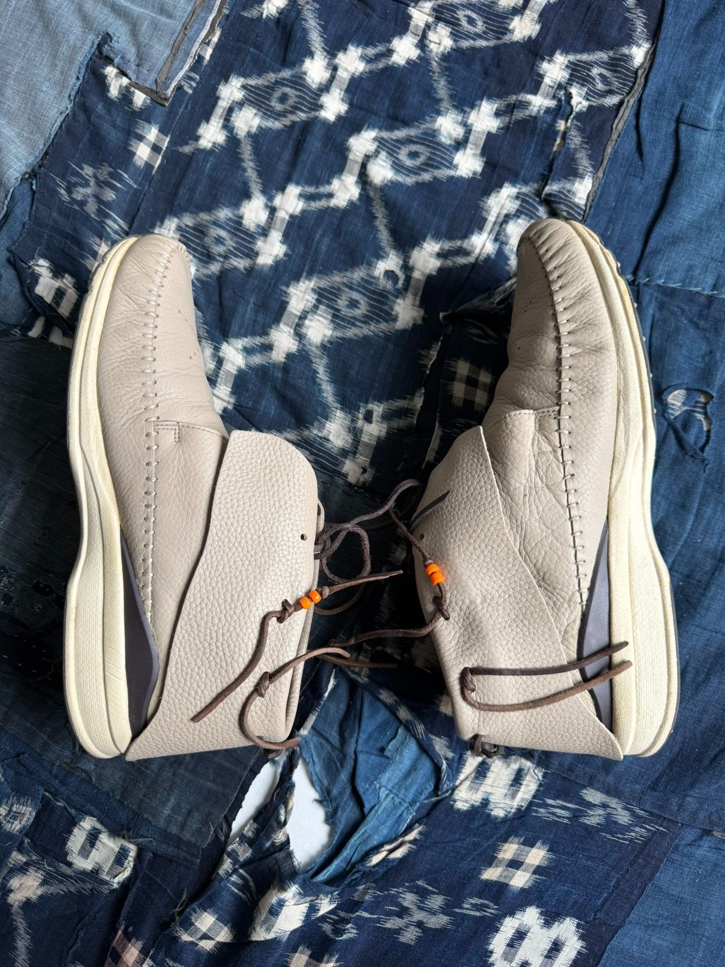 Visvim VISVIM FBT Silver Buckle Leather Sneakers Size US 5 / EU 37 - 5 Thumbnail