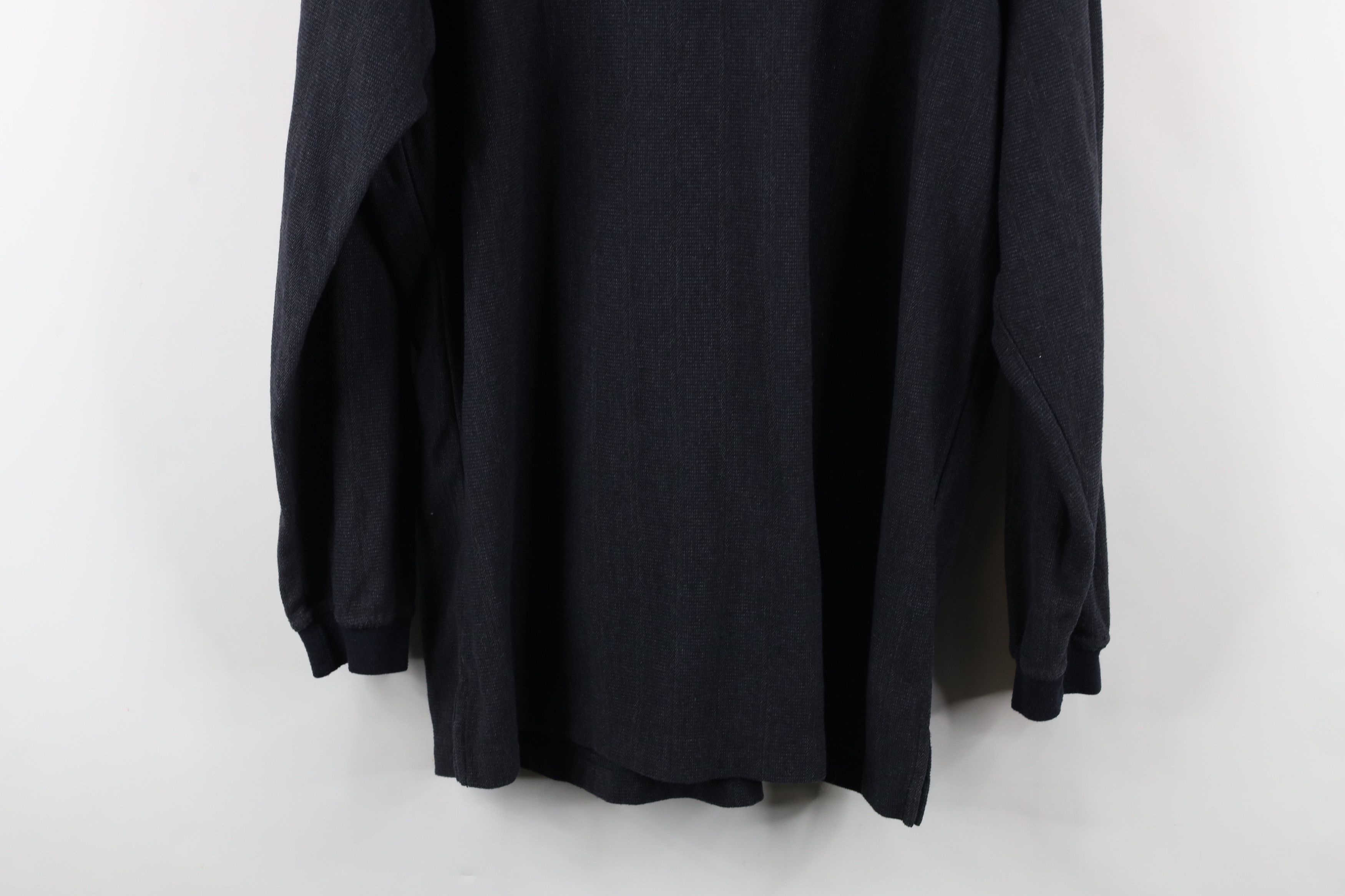 Vintage Vintage 90s Streetwear Long Sleeve Rugby Polo Shirt Blue Size US XL / EU 56 / 4 - 12 Thumbnail