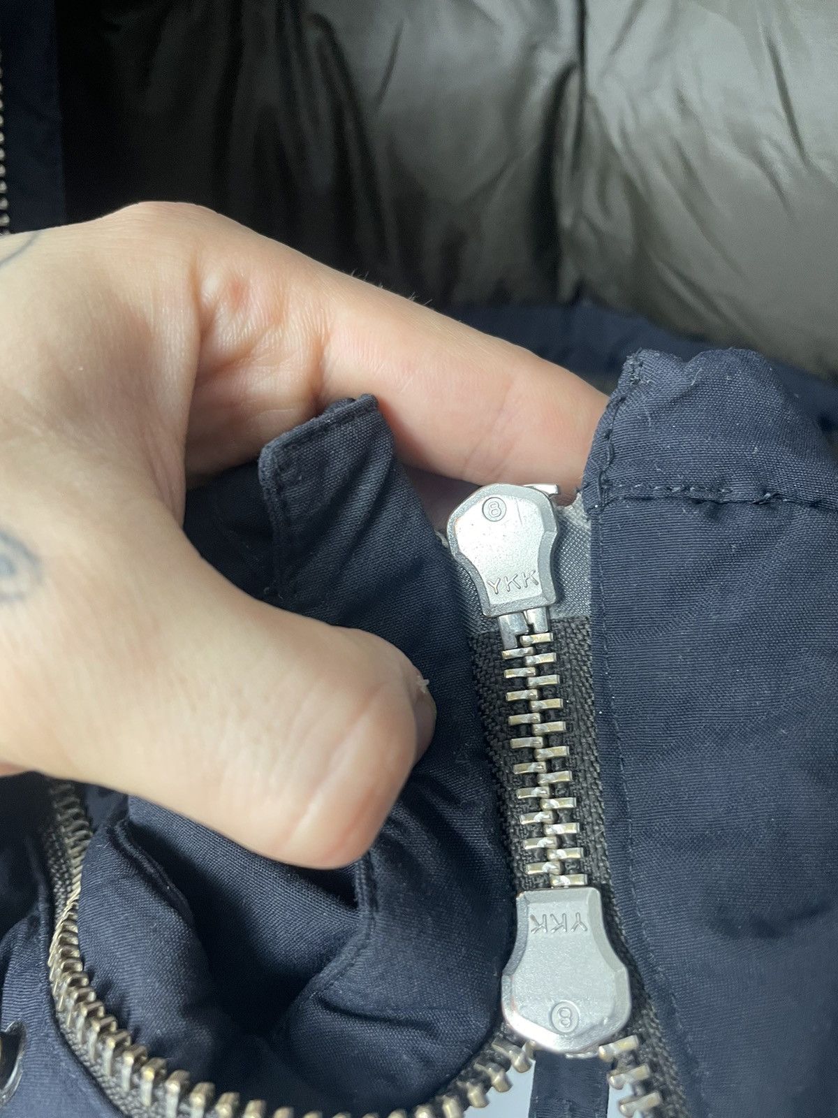 Norse Projects Norse Projects Willum Dry Nylon Down Puffer Jacket Navy Rare Size US L / EU 52-54 / 3 - 10 Thumbnail