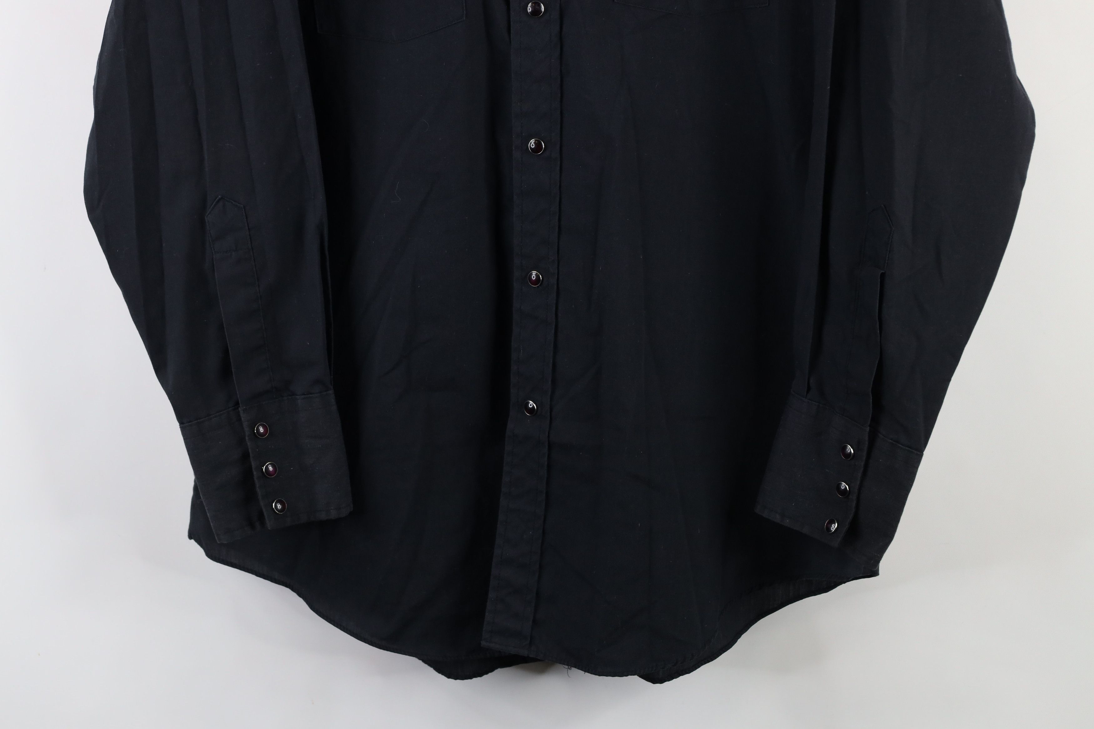 Vintage Vintage 90s Rockabilly Skull Feather Snap Button Shirt Size US M / EU 48-50 / 2 - 3 Thumbnail
