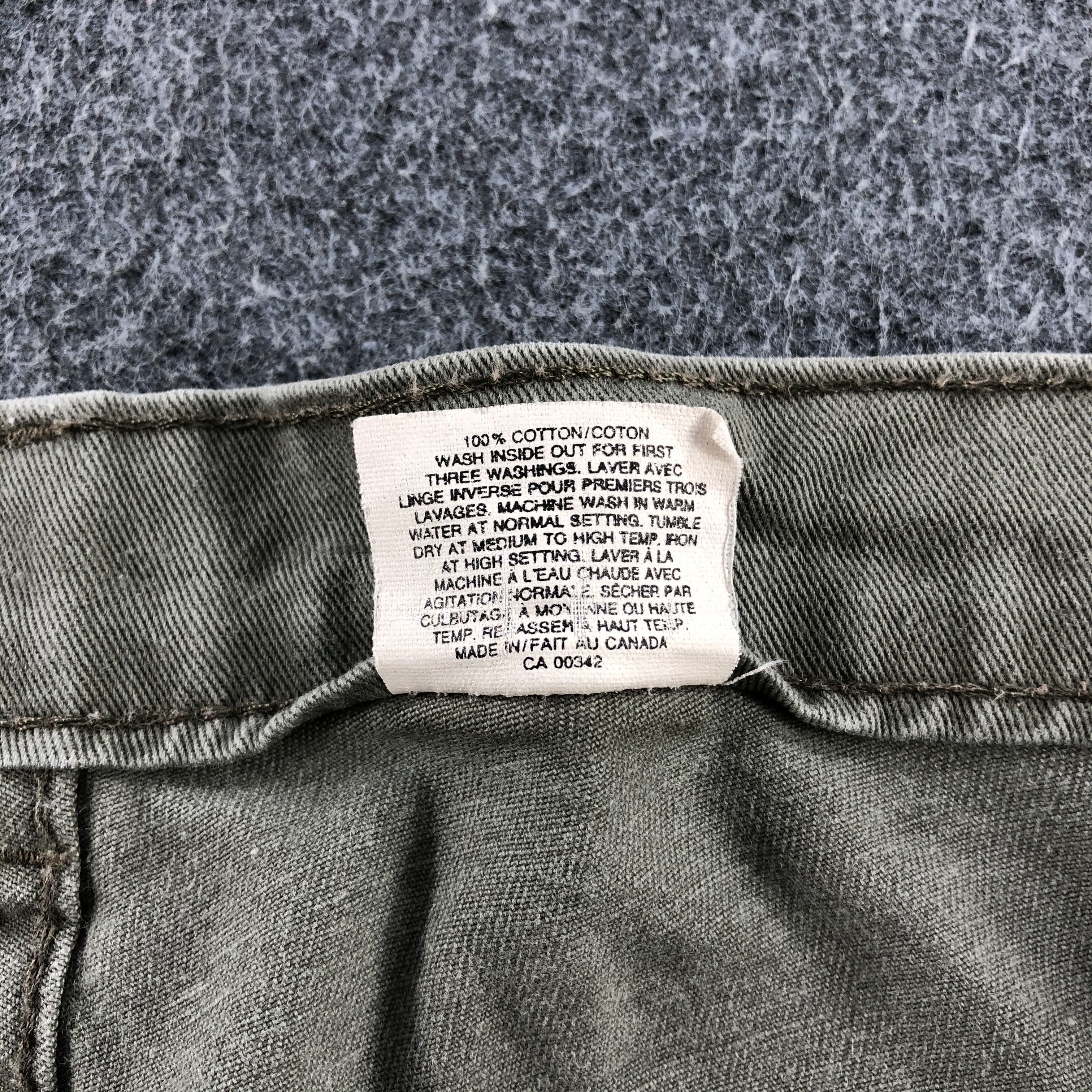 Levi's Vintage 90s Green Levis 634 Jeans-J1247 Size US 35 - 10 Thumbnail
