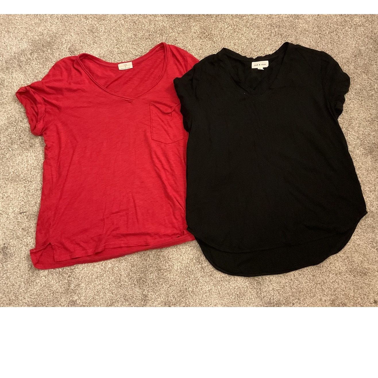 Anthropologie Cloth&Stone + T.la Luxury Basics Bundle Capsule Tops,M Size M / US 6-8 / IT 42-44 - 1 Thumbnail