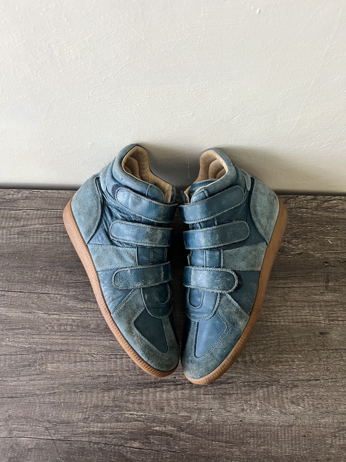 Maison Margiela MAISON MARGIELA HIGH-TOP VELCRON SNEAKERS Size US 9 / EU 42 - 6 Thumbnail