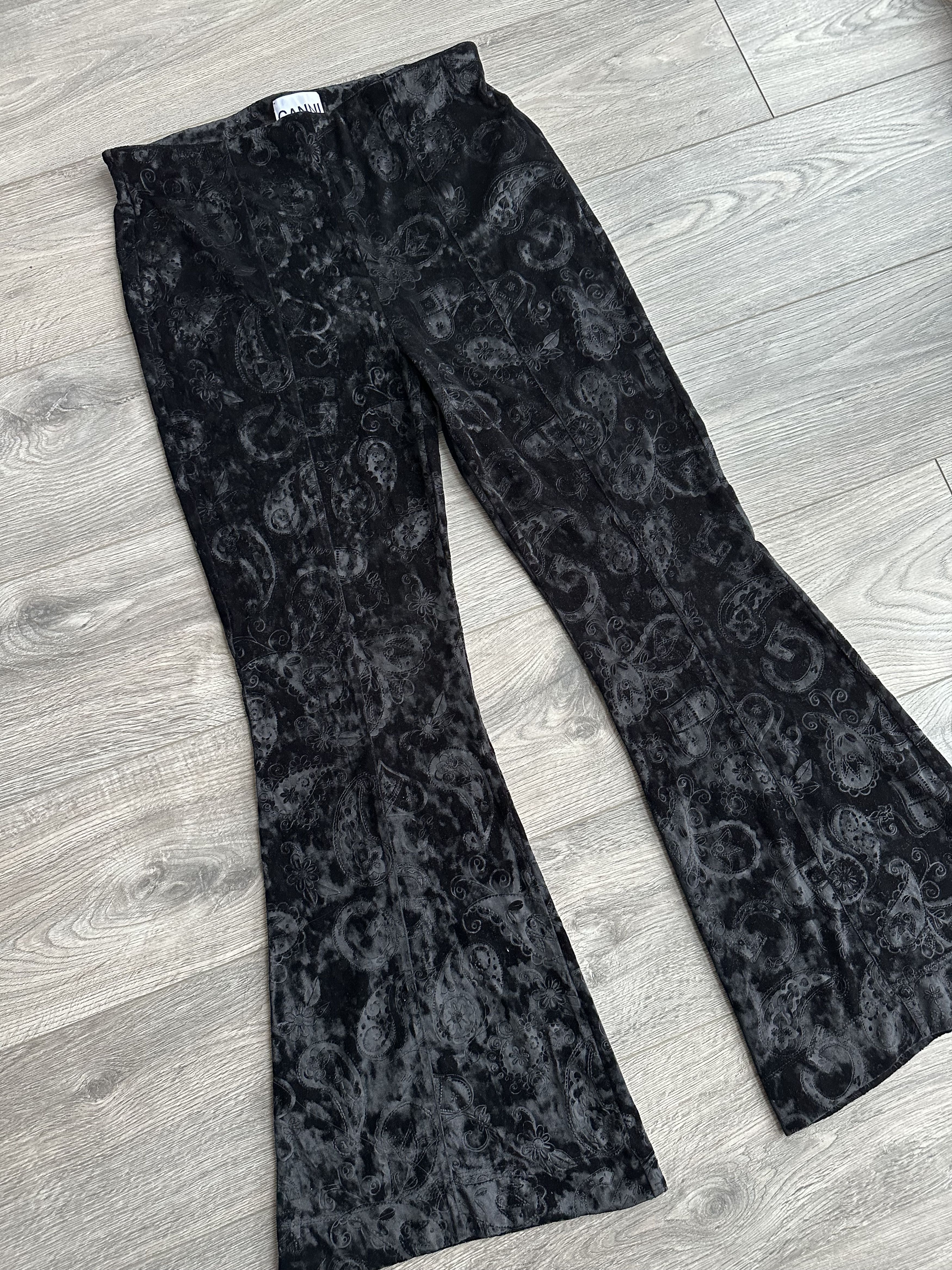 Ganni Ganni Velour pants Size 28" / US 6 / IT 42 - 2 Thumbnail