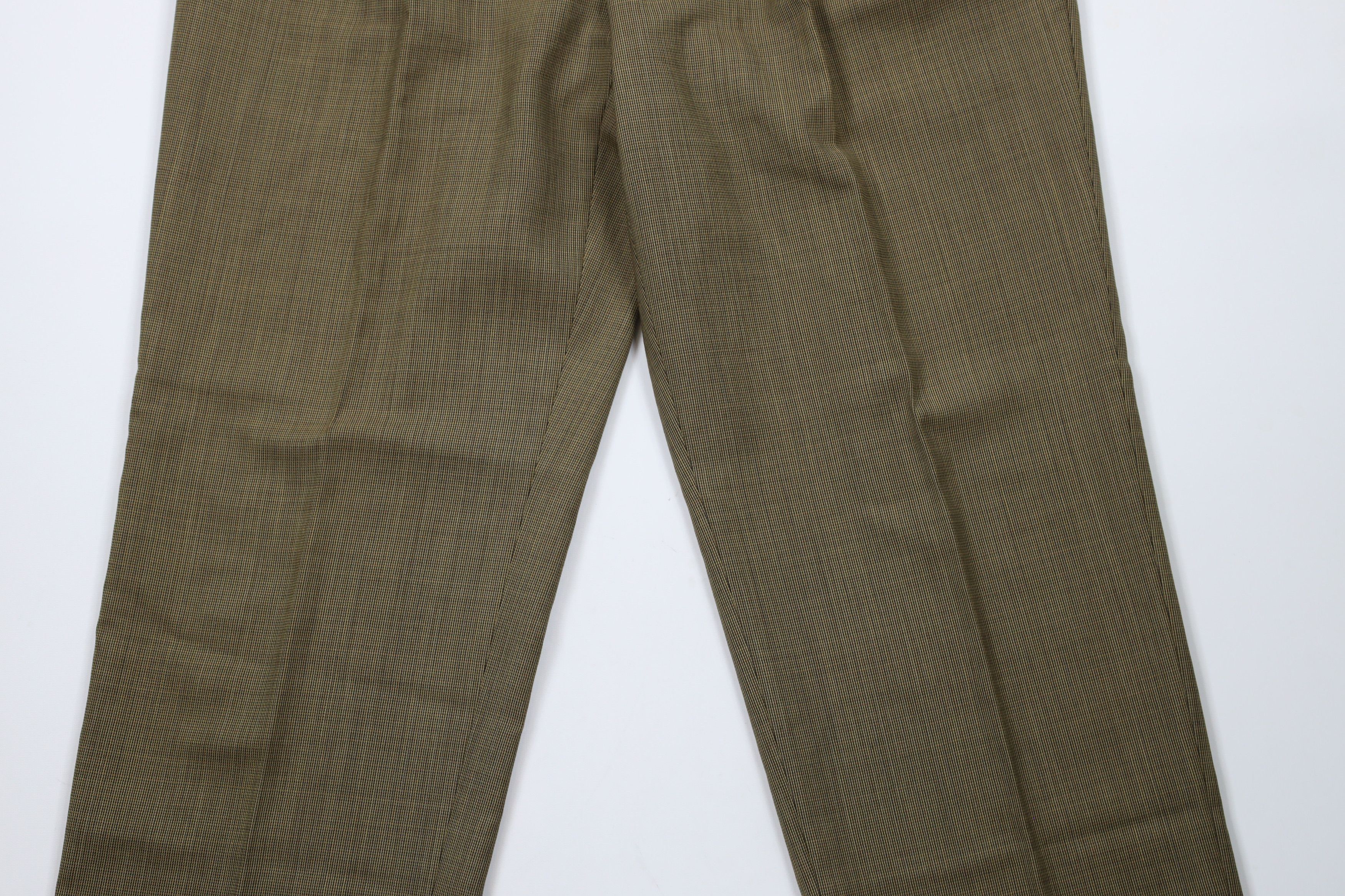 Ralph Lauren × Vintage Vintage 90s Ralph Lauren Pleated Wide Leg Chino Pants Beige Size US 36 / EU 52 - 3 Thumbnail