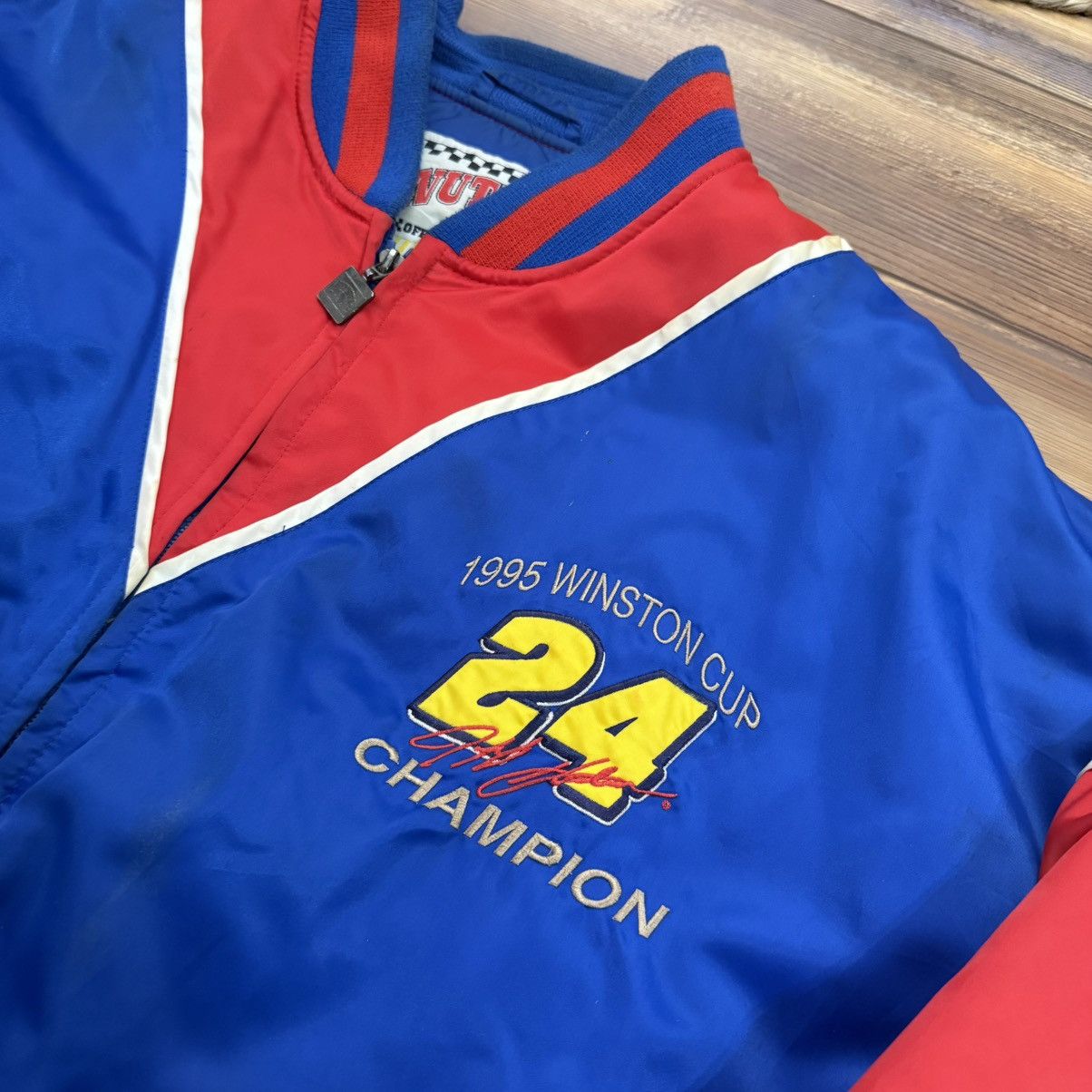 Nutmeg Vintage Blue Red NASCAR Jeff Gordon Signature Nutmeg Jacket Size US XL / EU 56 / 4 - 3 Thumbnail