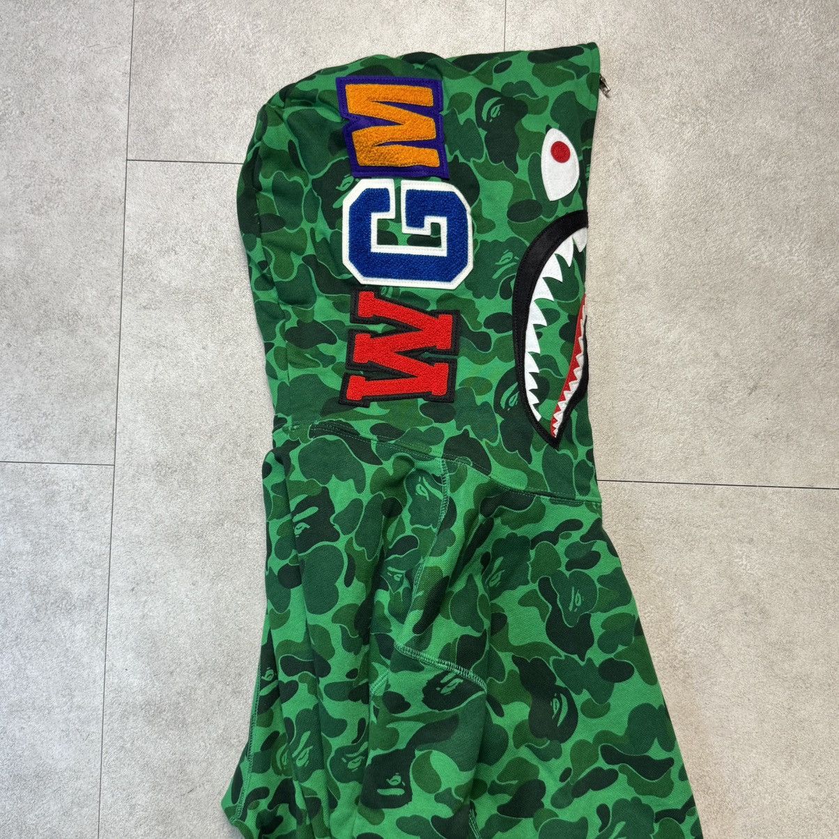 Bape New Bape Shibuya Limited Camo Full Zip Shark Hoodie Size US M / EU 48-50 / 2 - 5 Thumbnail