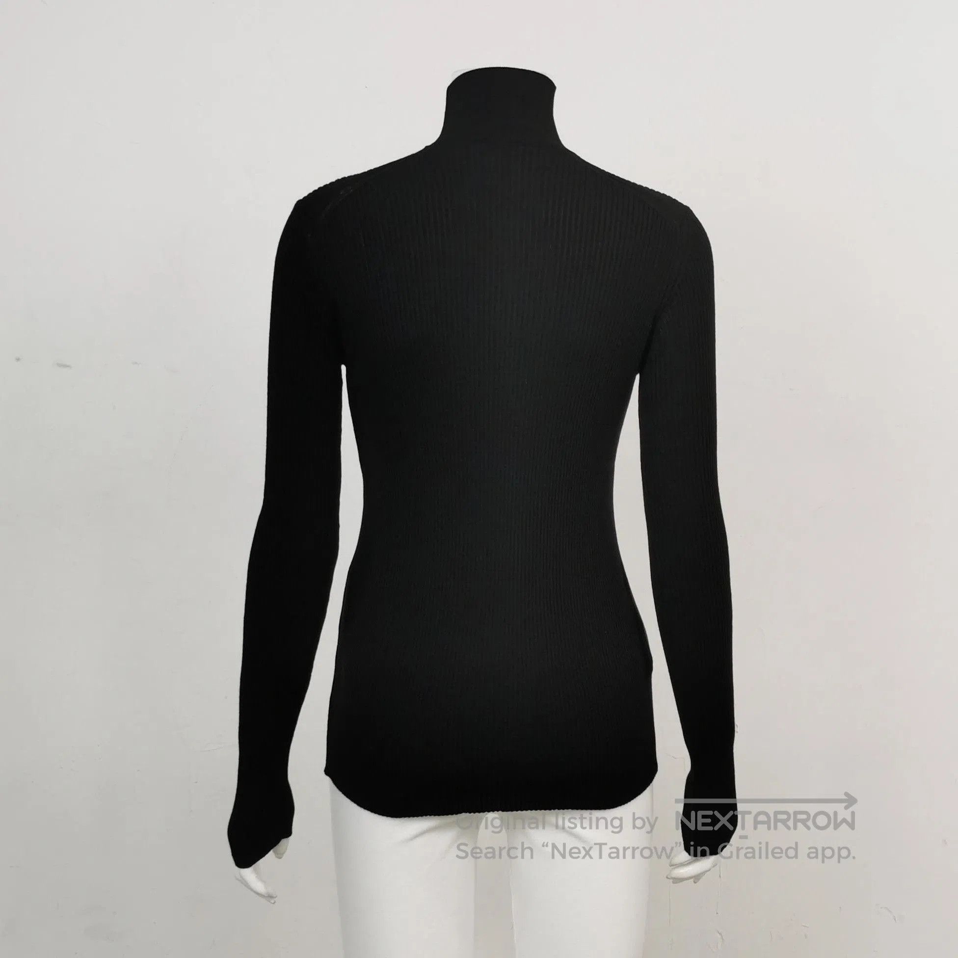 Prada Prada Black Merino Wool Turtleneck Sweater . Size S / US 4 / IT 40 - 2 Thumbnail